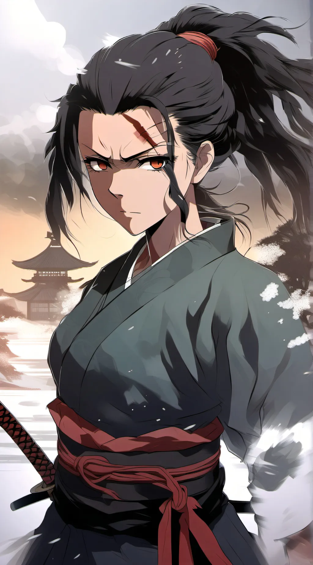 ai character: Kurai background