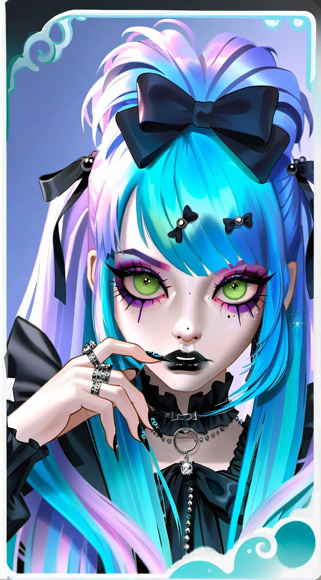 ai character: 🔮 VuDew Dollia 🔮 background