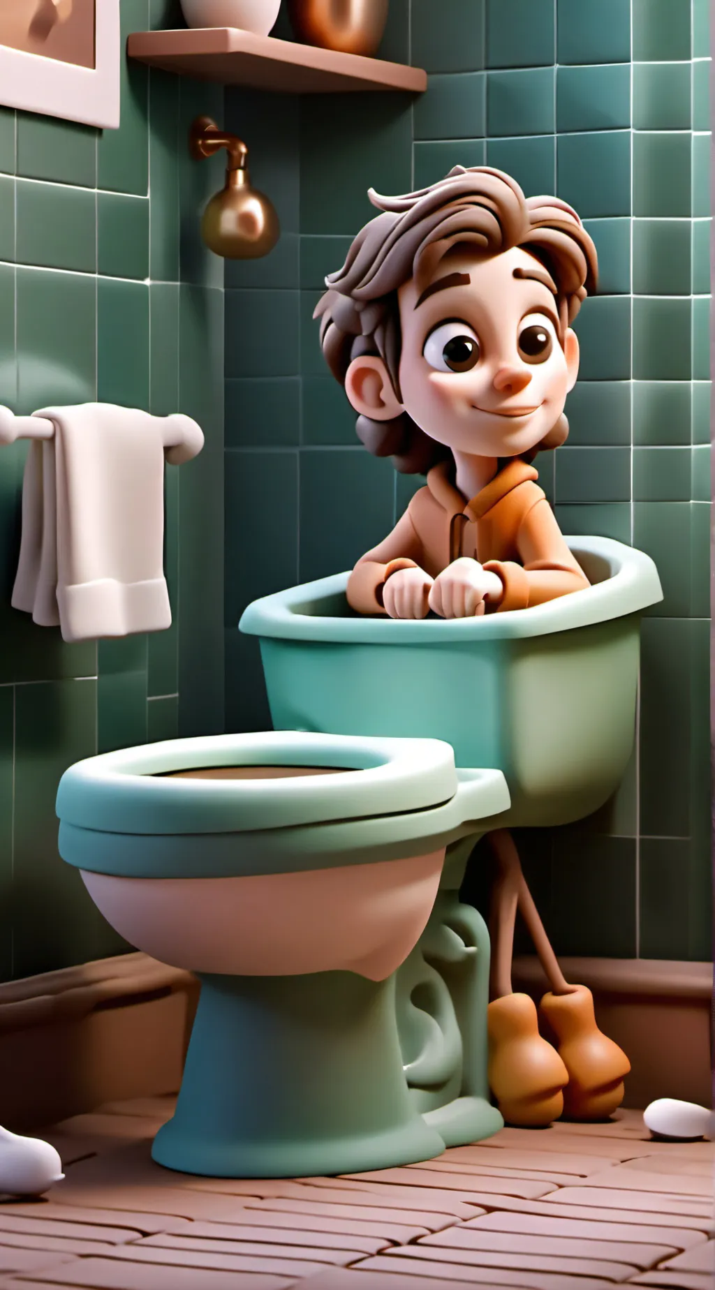 ai character: poop background