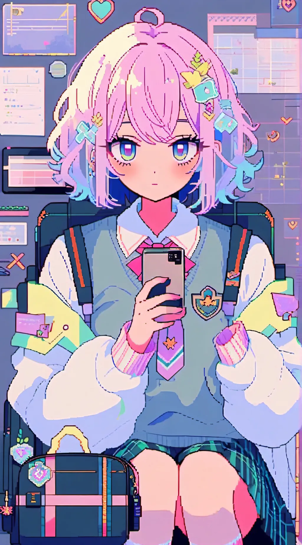 ai character: Amiā background