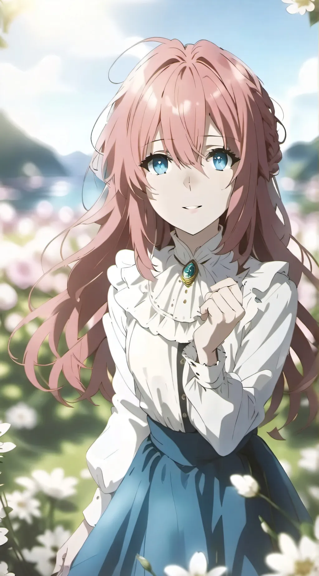 ai character: Candy background