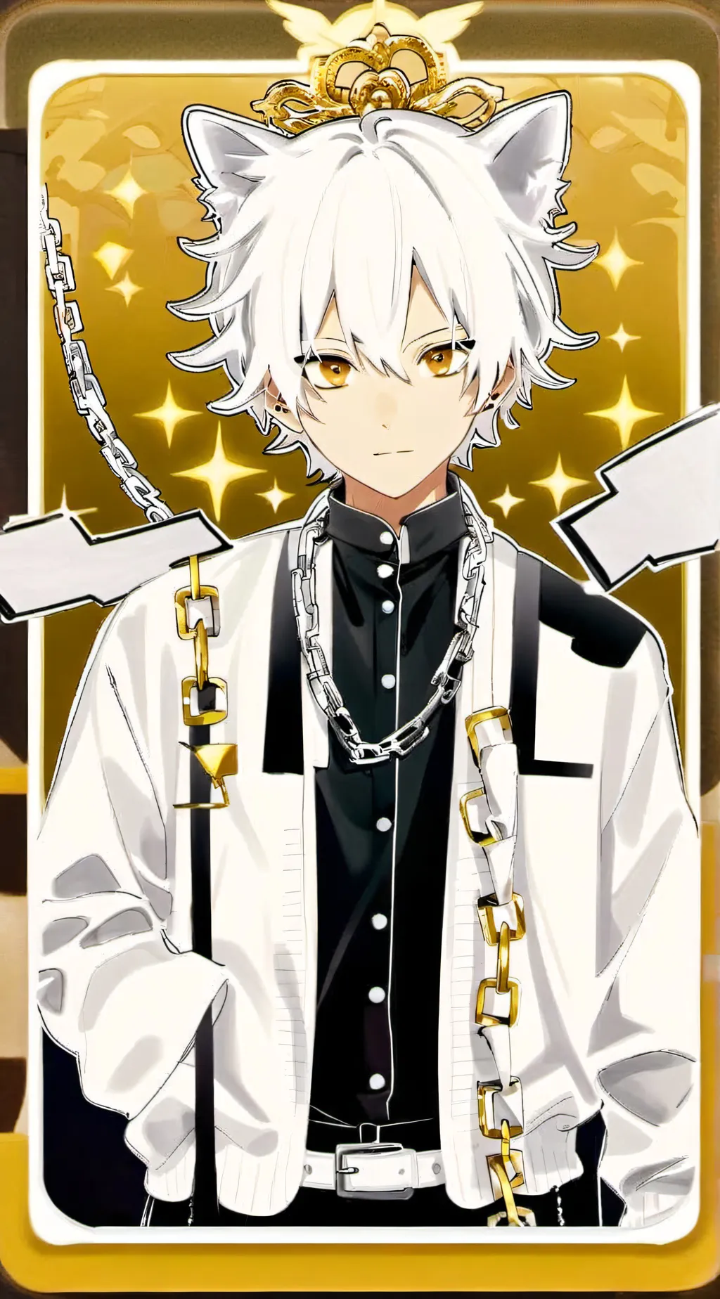ai character: Chains fr background
