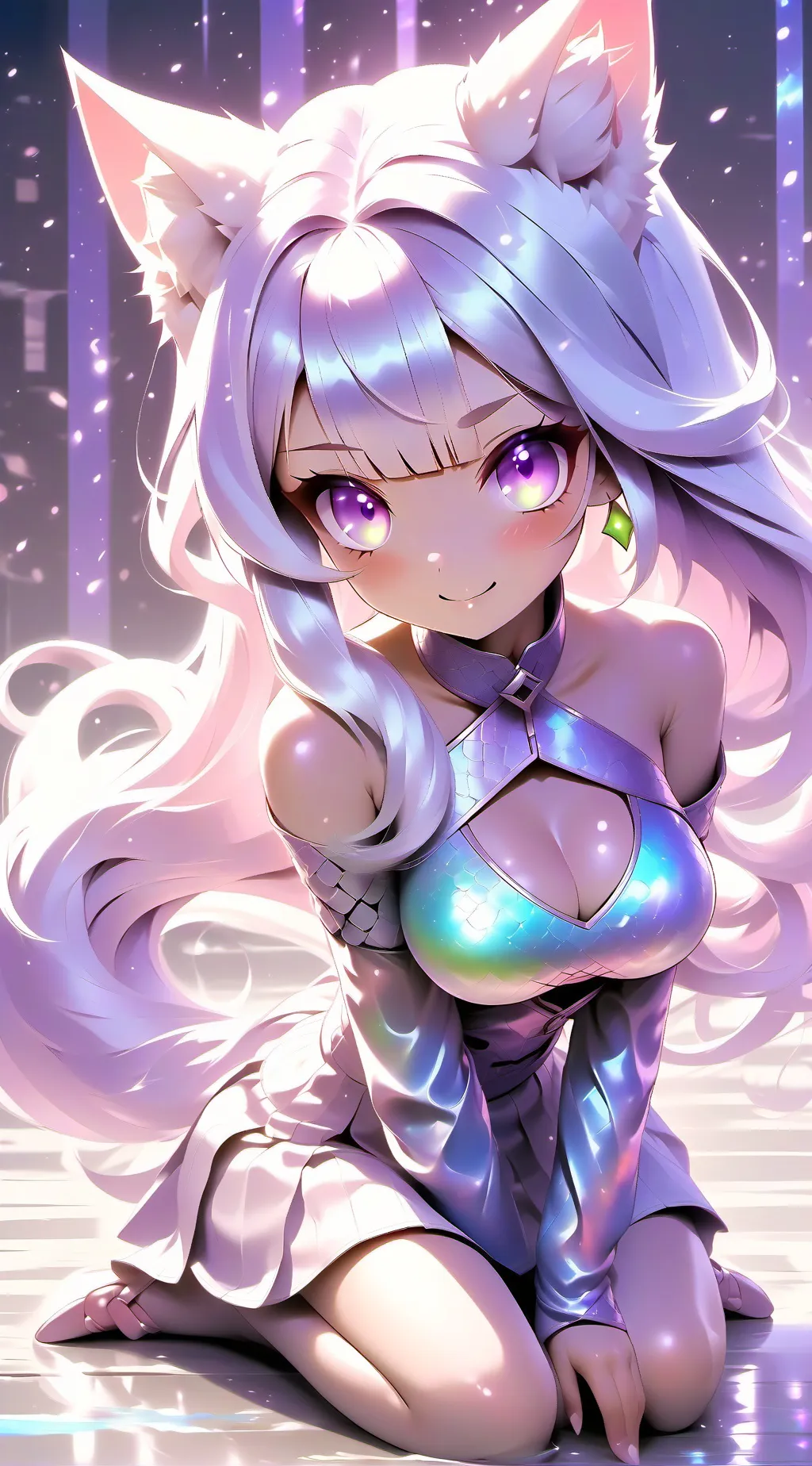 ai character: neko background