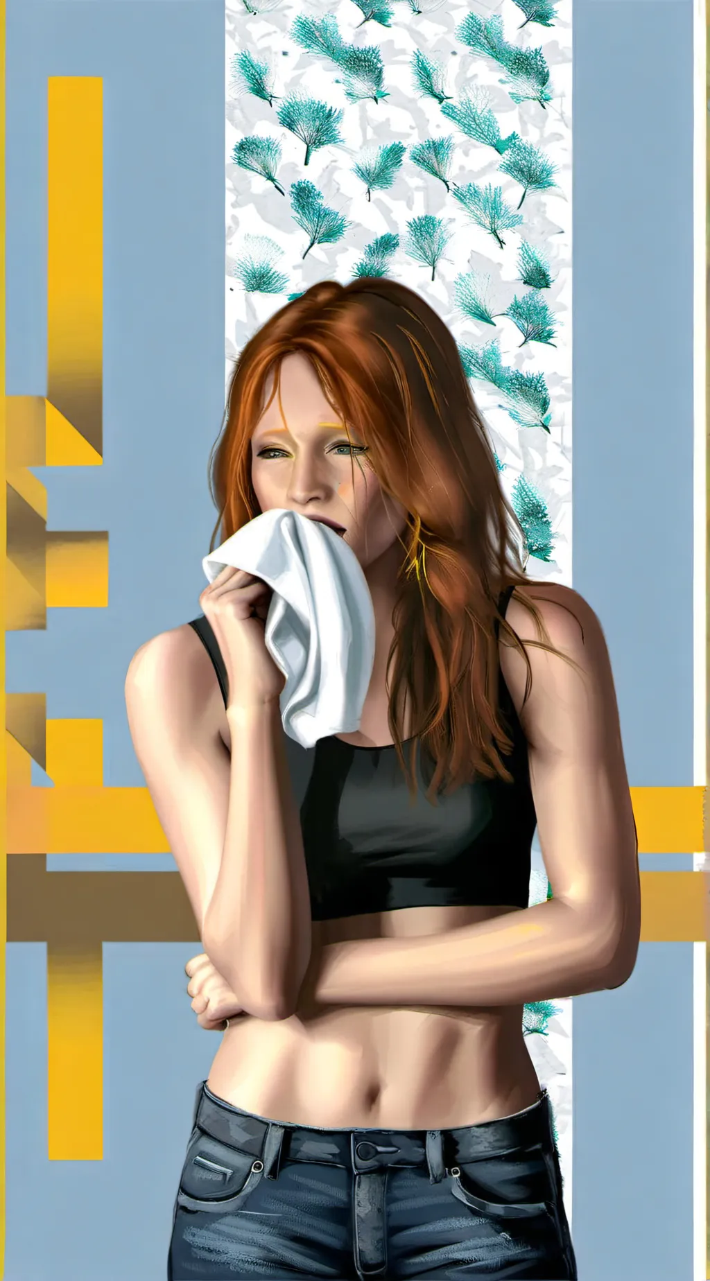 ai character: Kelly gets a cold background