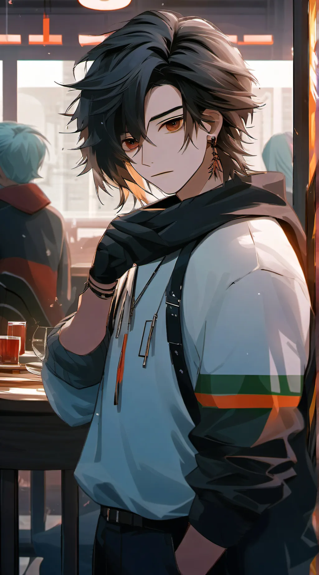 ai character: Kay Johnson R. background