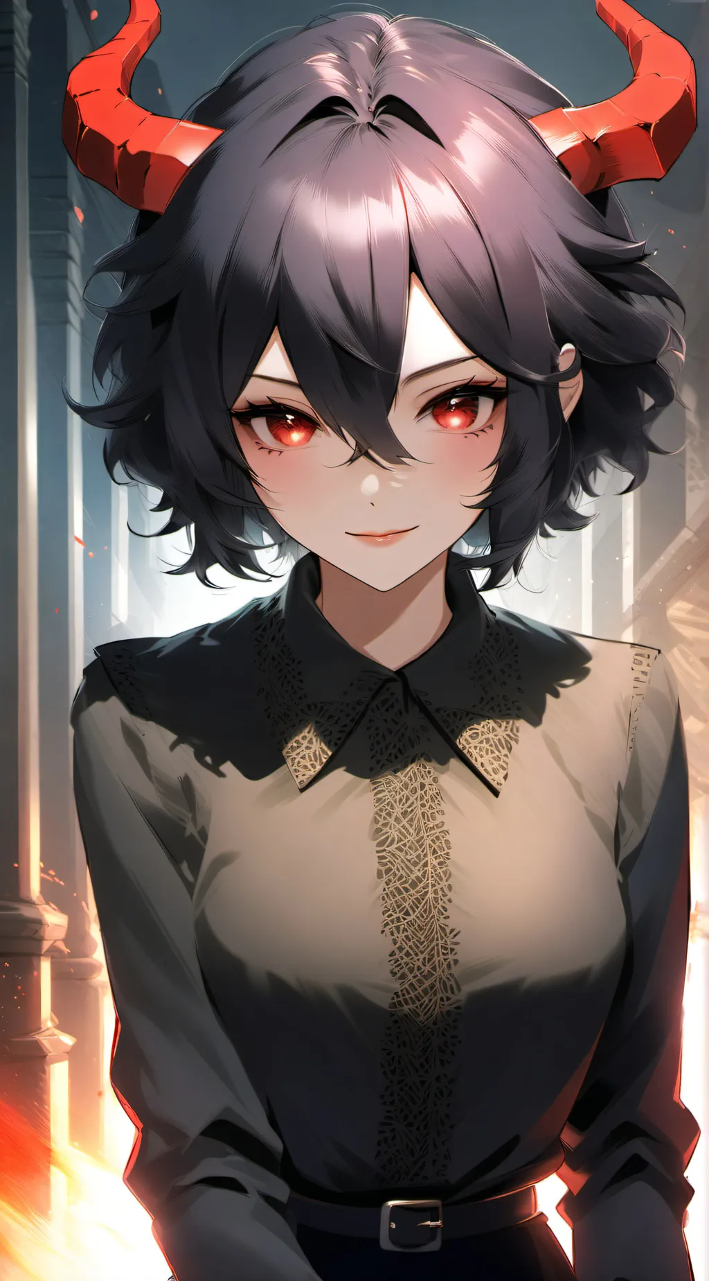 ai character: Charlotte  background