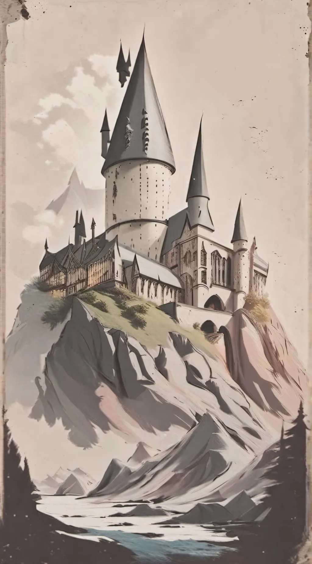 ai character: HOGWARTS!!!! background