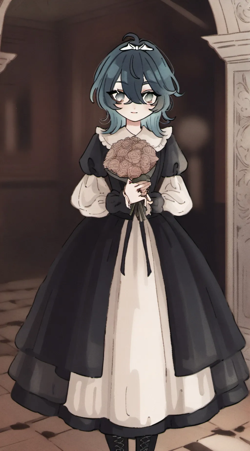 ai character: 𐙚𝐱𝐨𝐢𝐝꒱ background