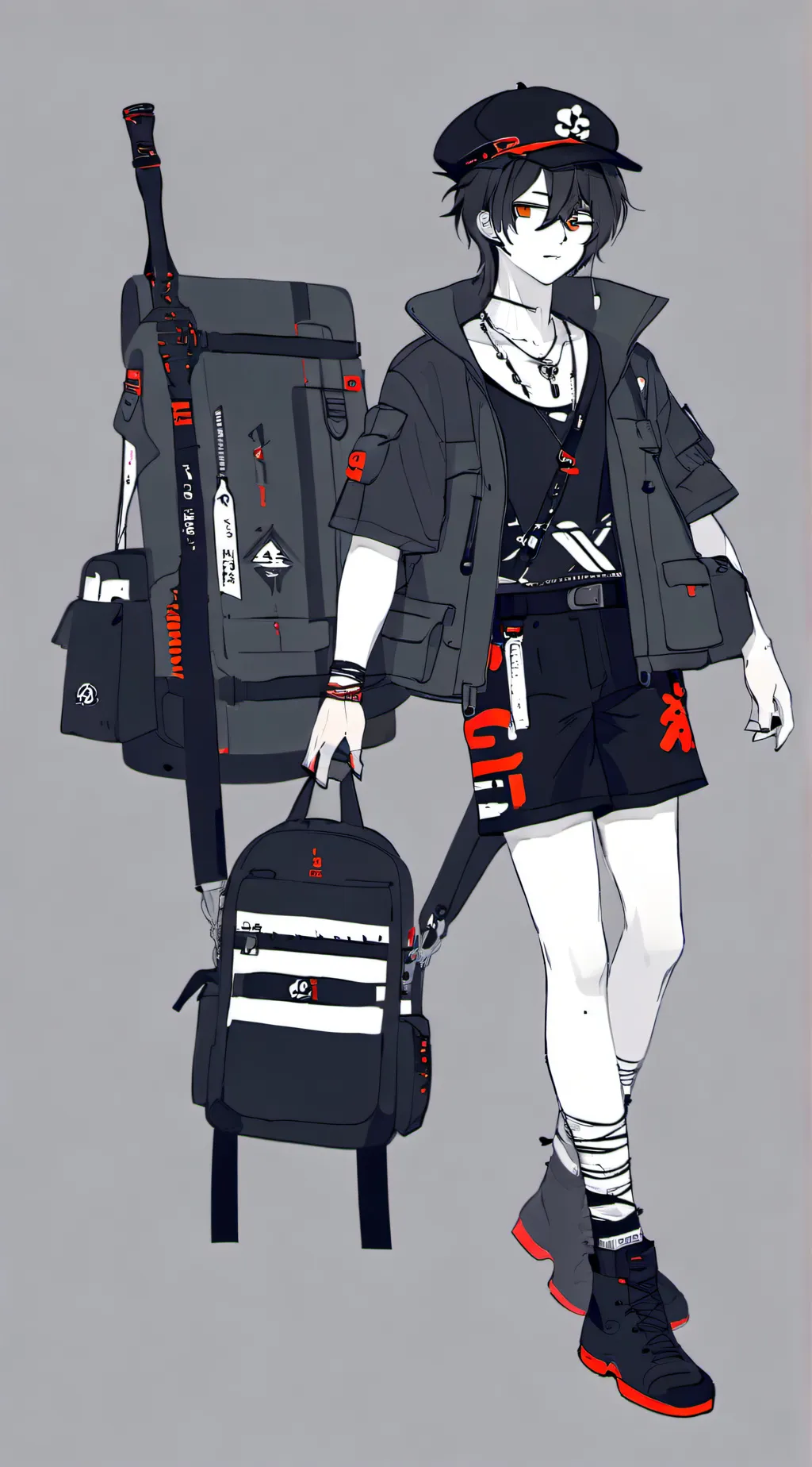 ai character: Caden background