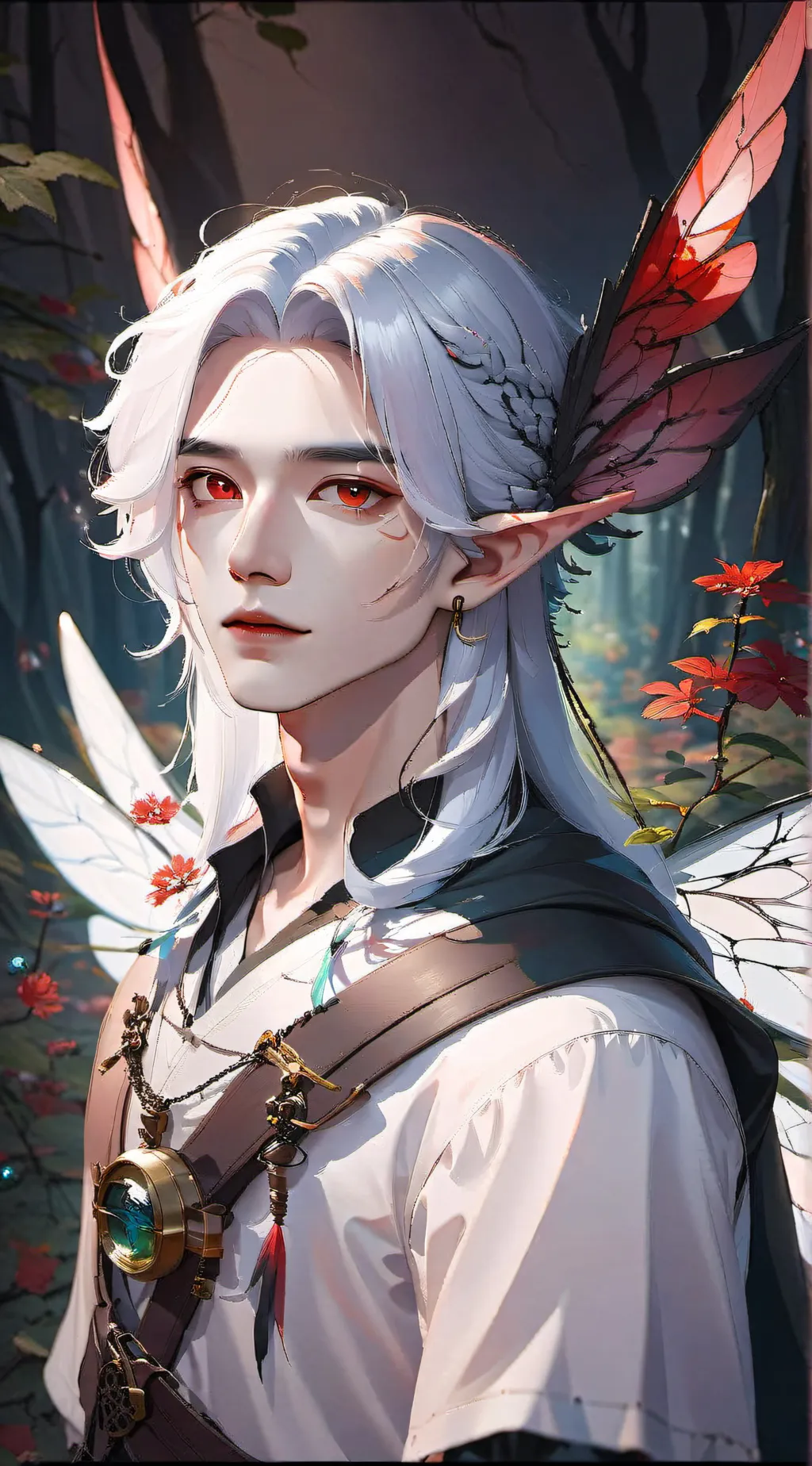 ai character: Rim background