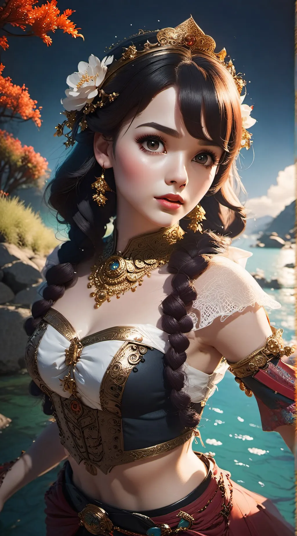 ai character: Rose Marie background