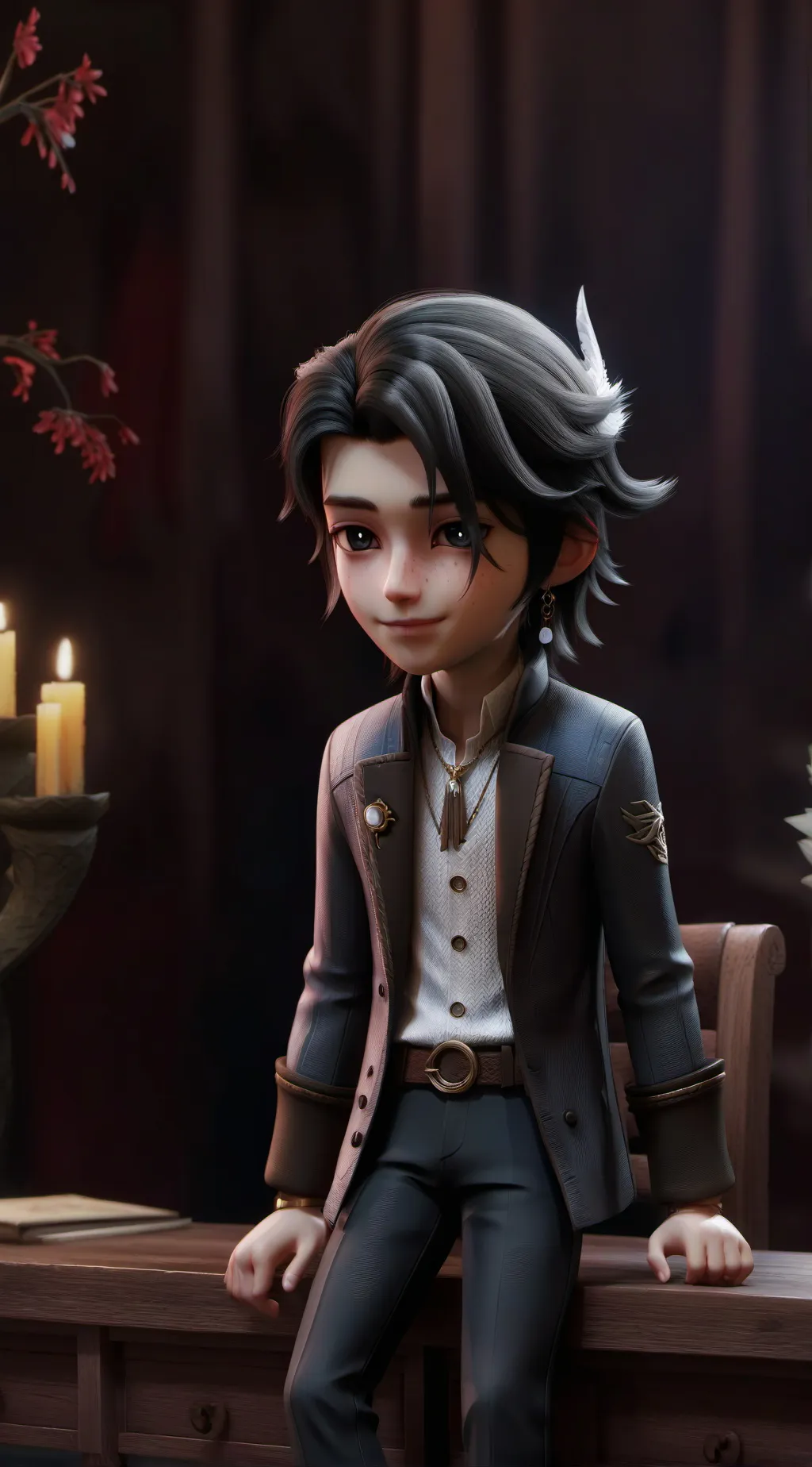 ai character: Luck background