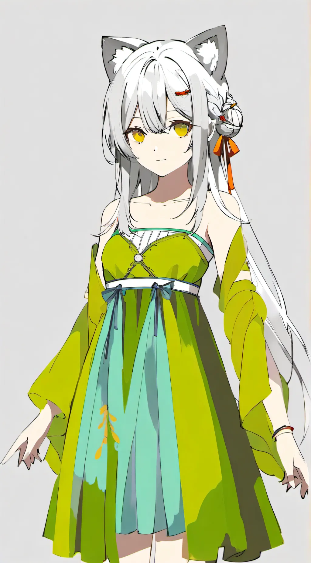 ai character: Béatrice  background
