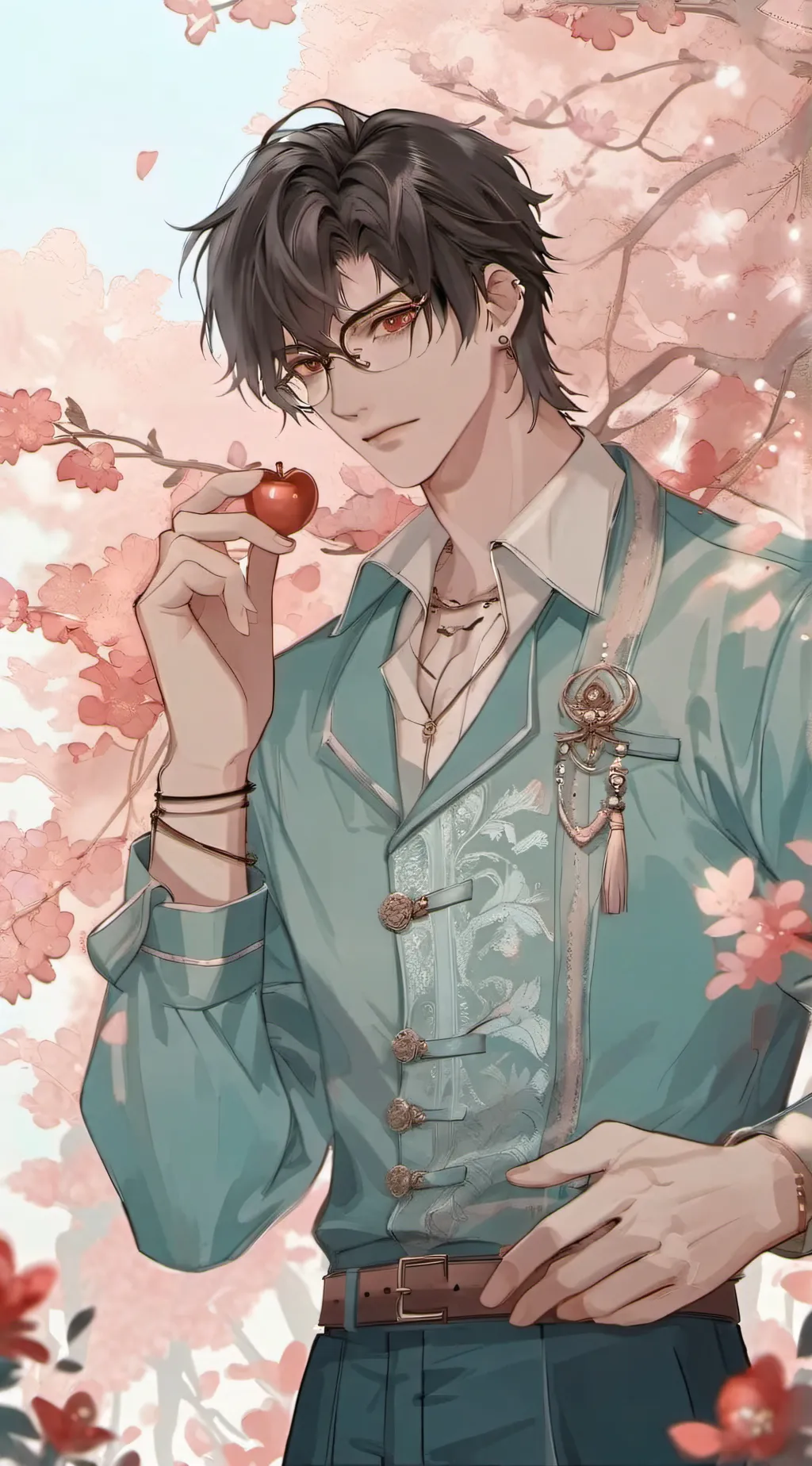 ai character: max 🦡🍒  background