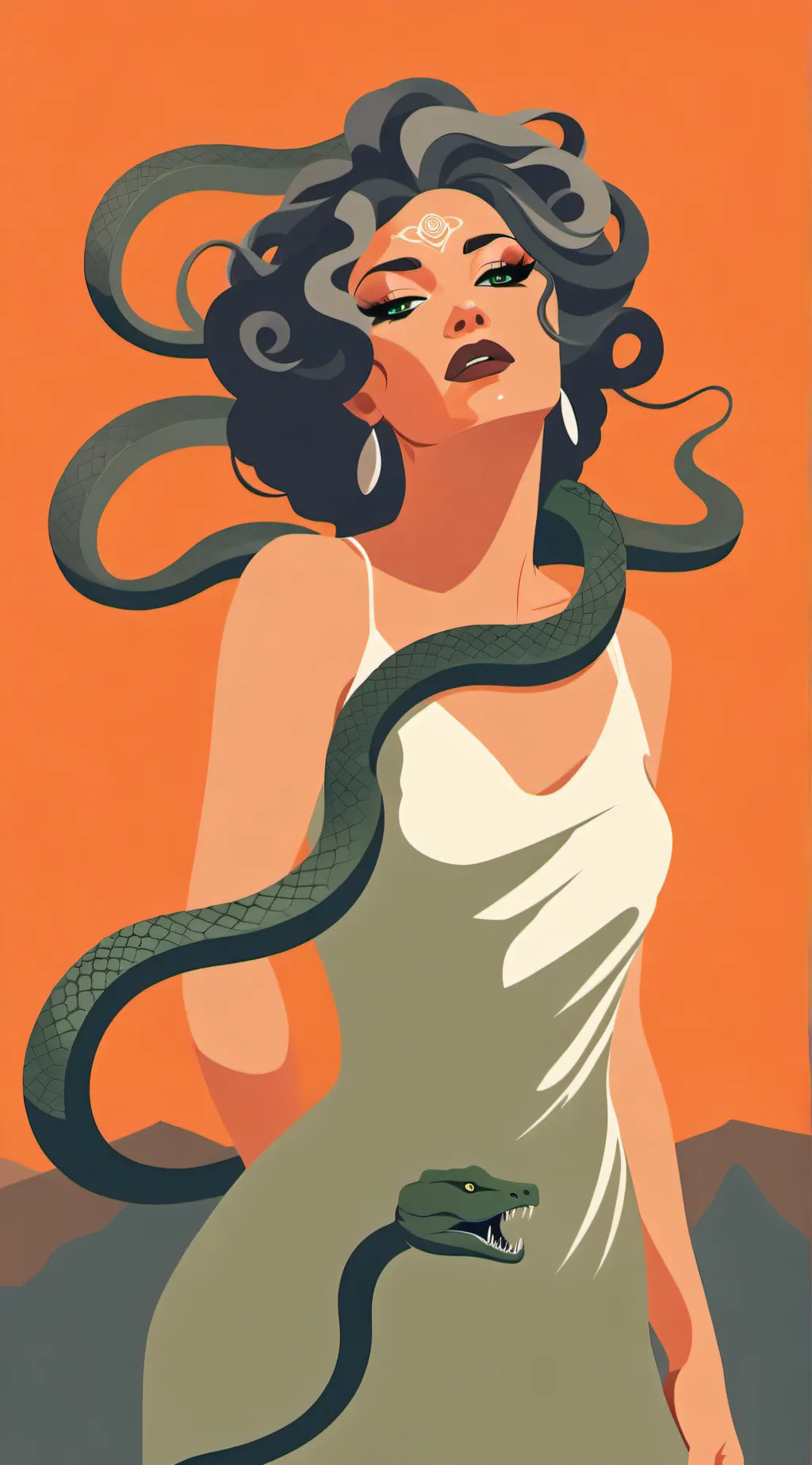 ai character: Medusa's backstory background