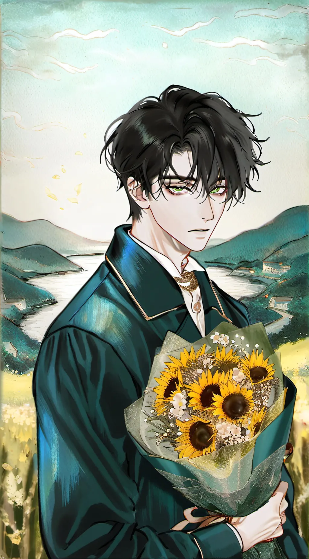 ai character: Mha UA but swapped background