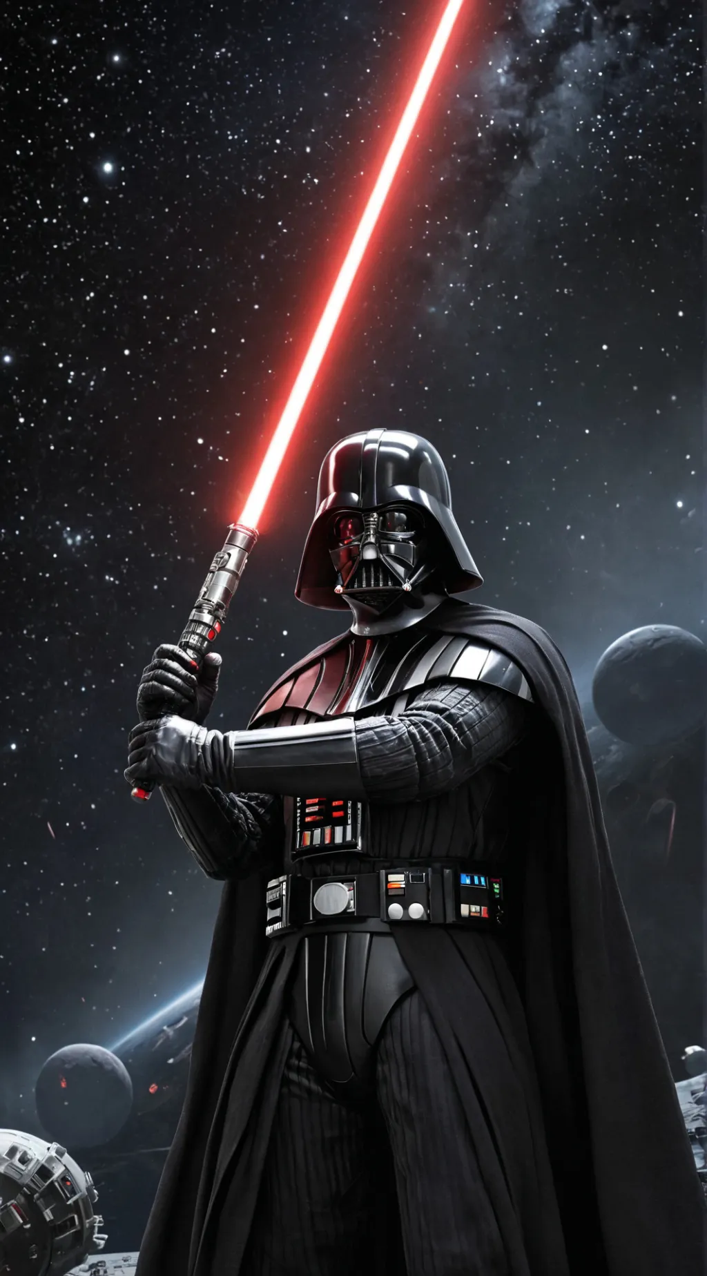 ai character: Darth Vader  background