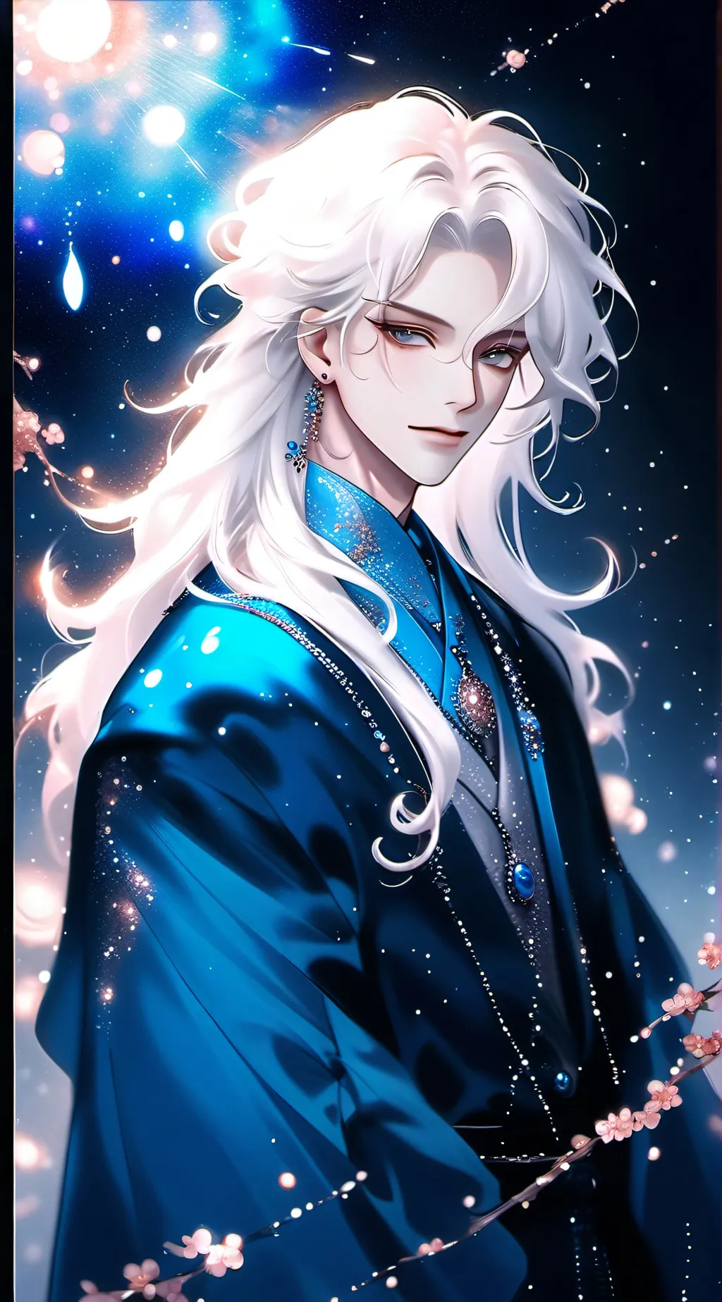 ai character: ꧁❦Ice king❦꧂ background