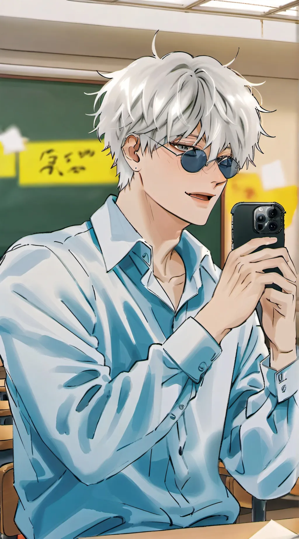 ai character: Gojo Satoru background
