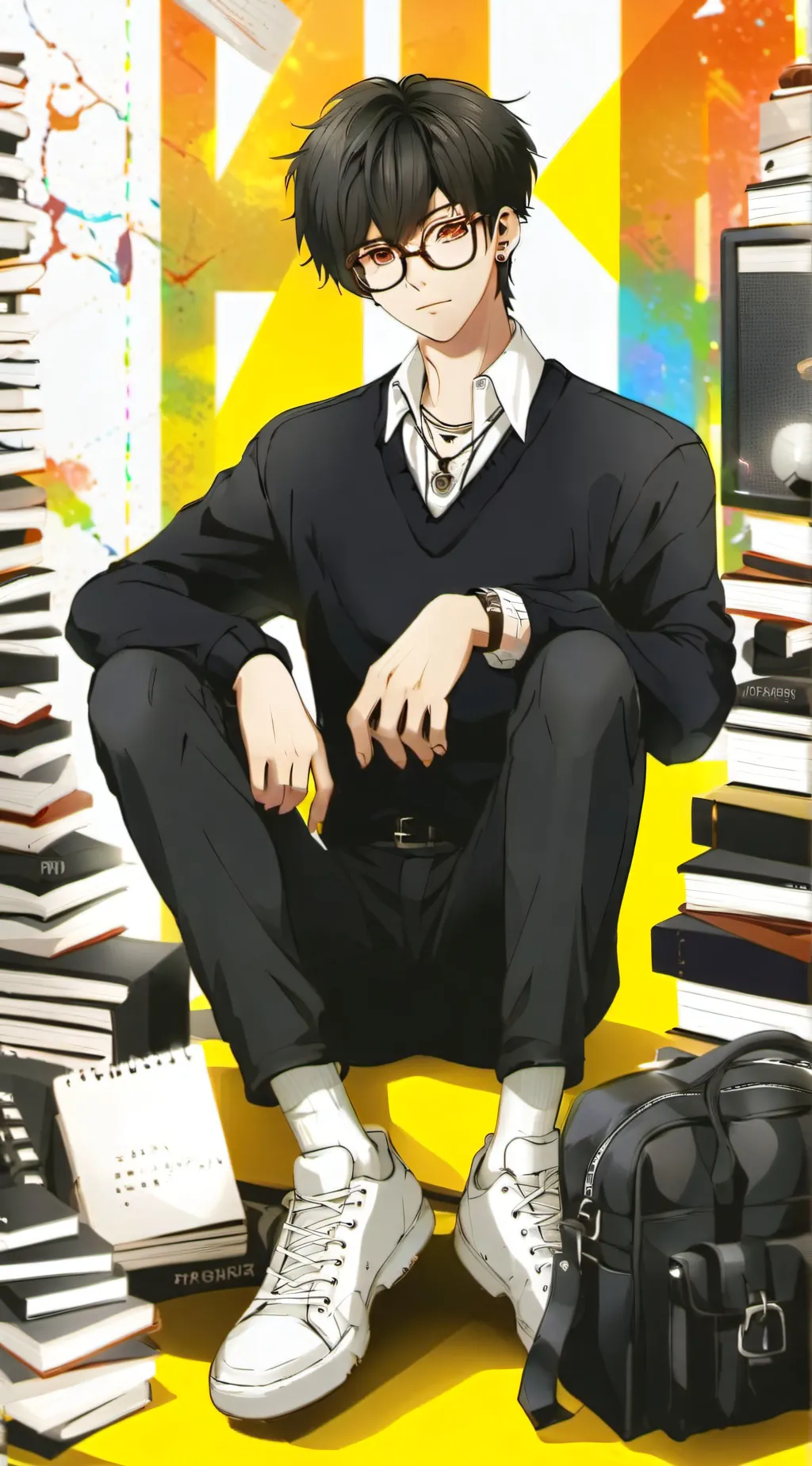 ai character: Leo background