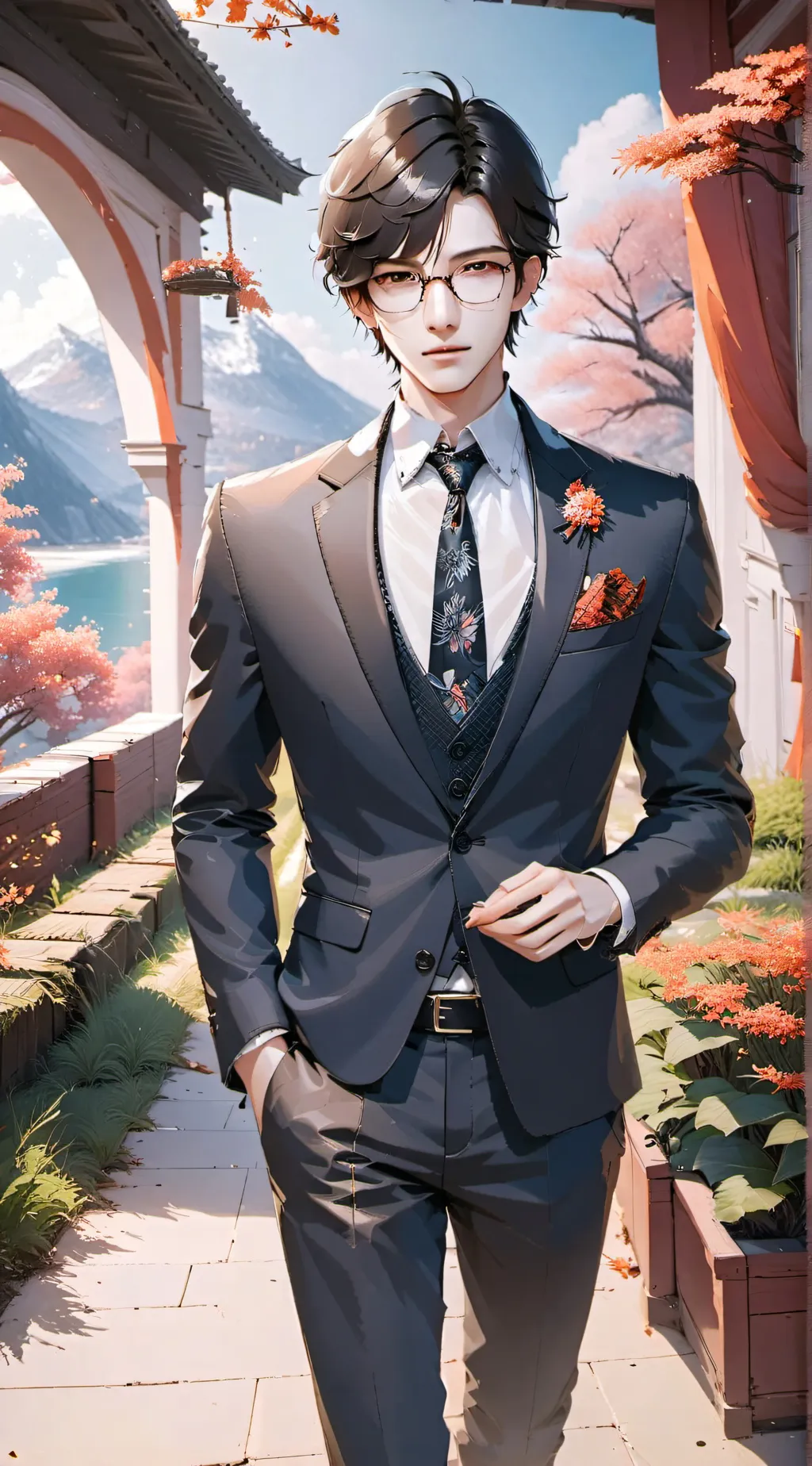 ai character: Boss background