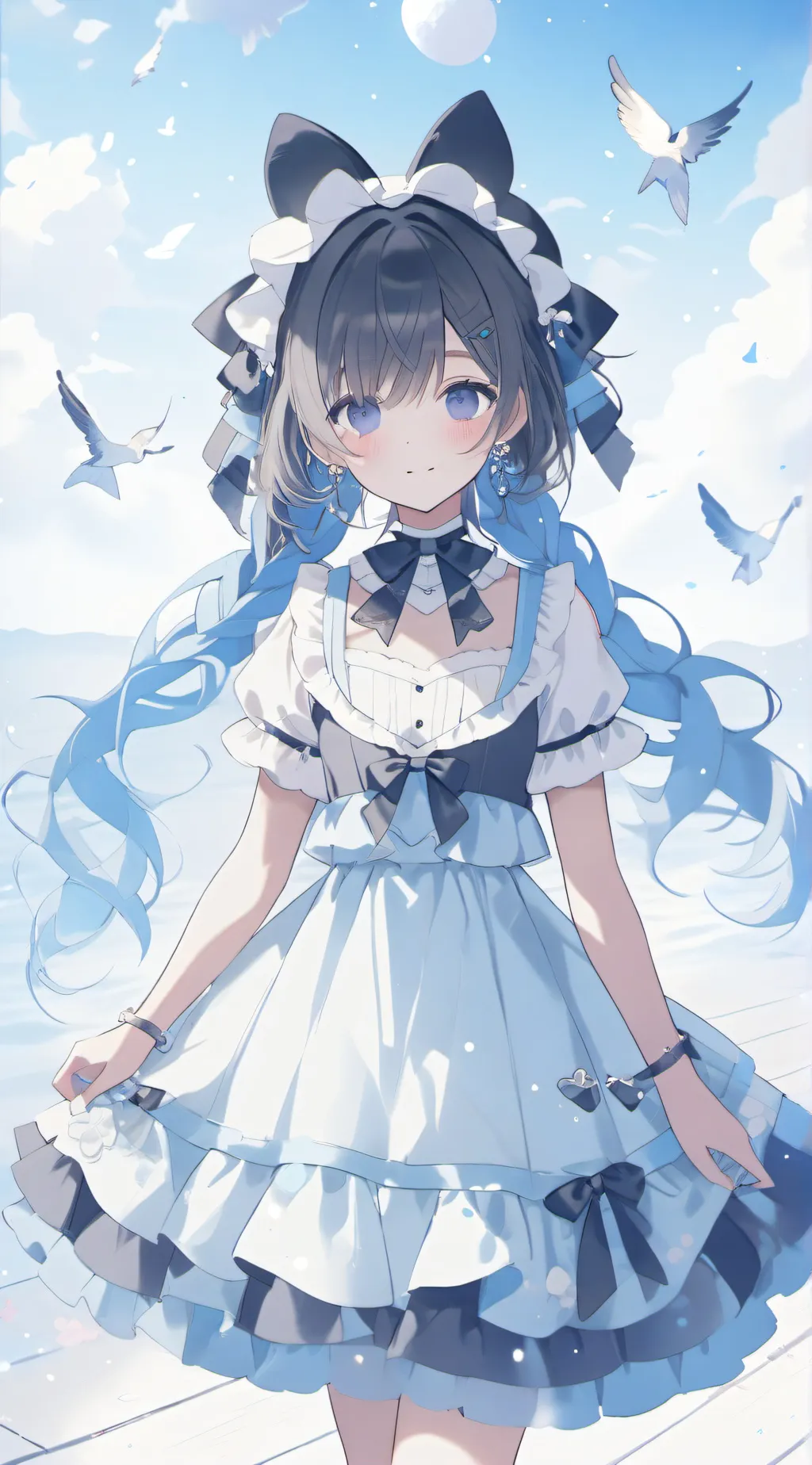 ai character: your cute rommate  background
