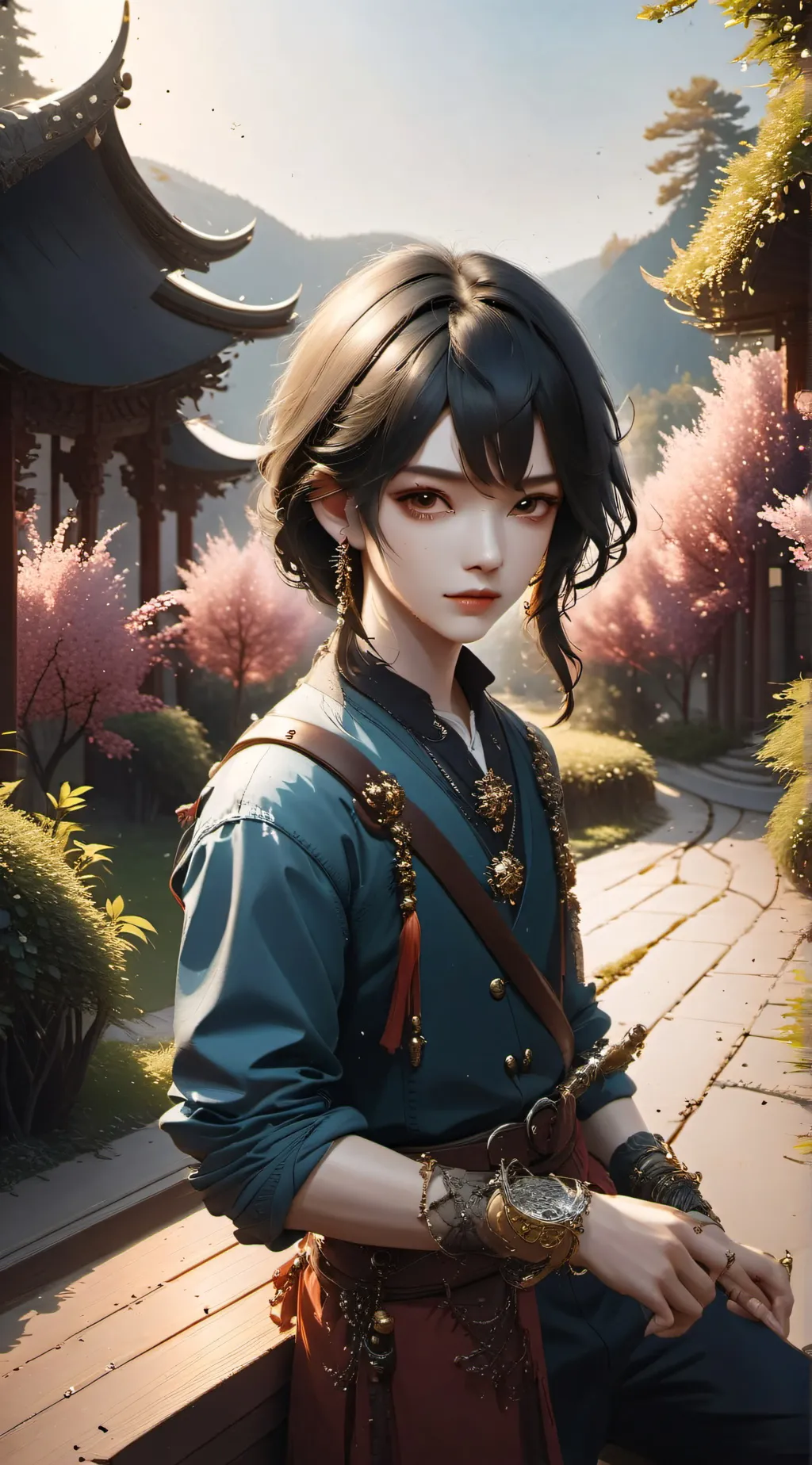 ai character: dandys world mains background