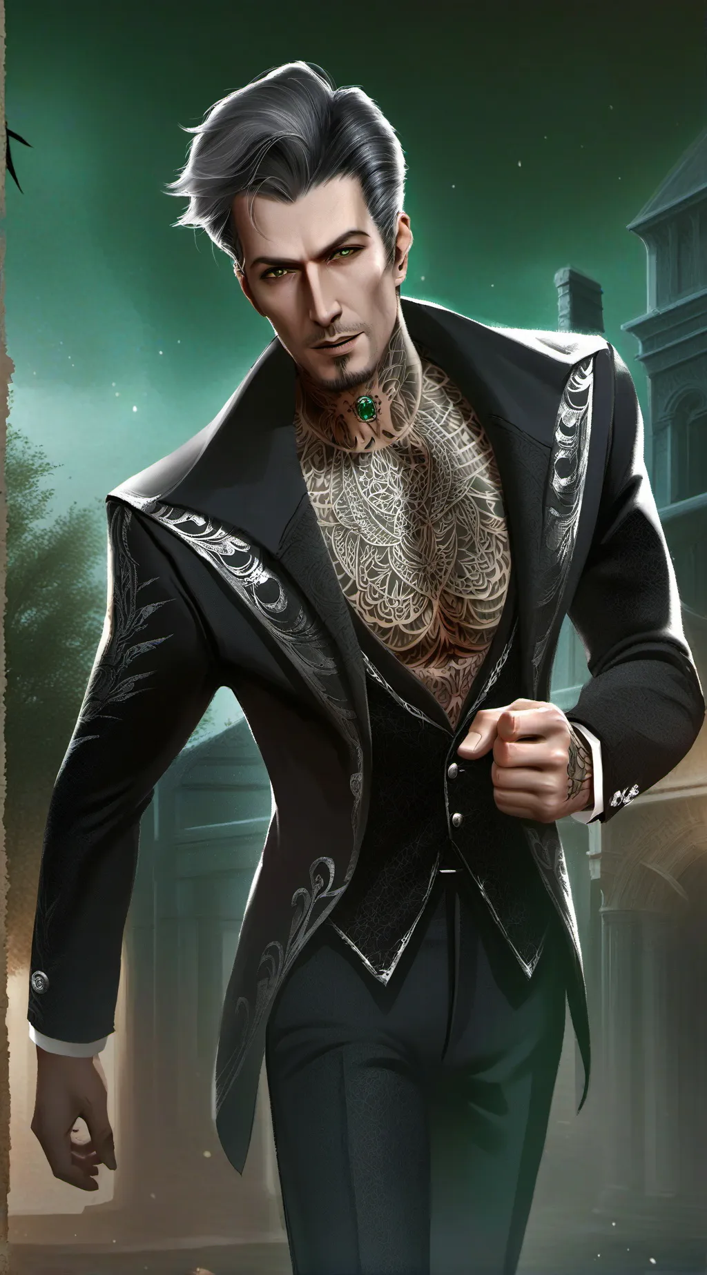 ai character: Daemian Markov  background