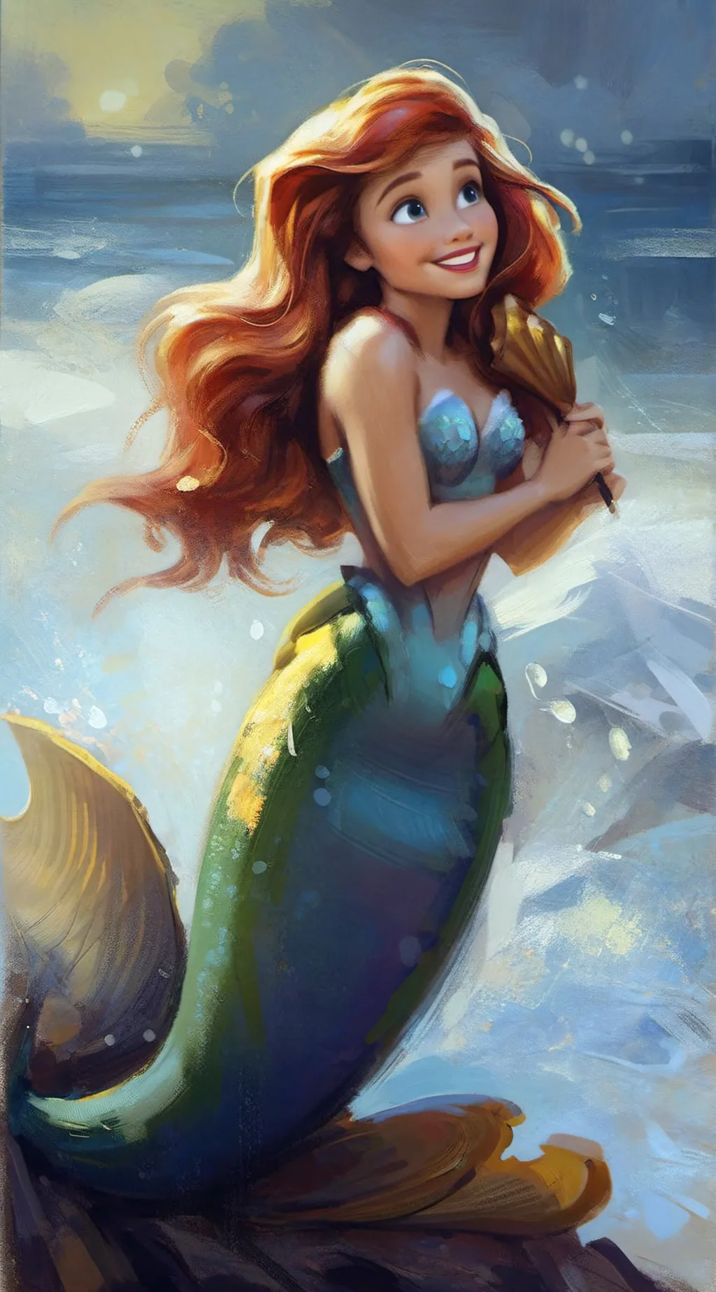 ai character: Ariel background