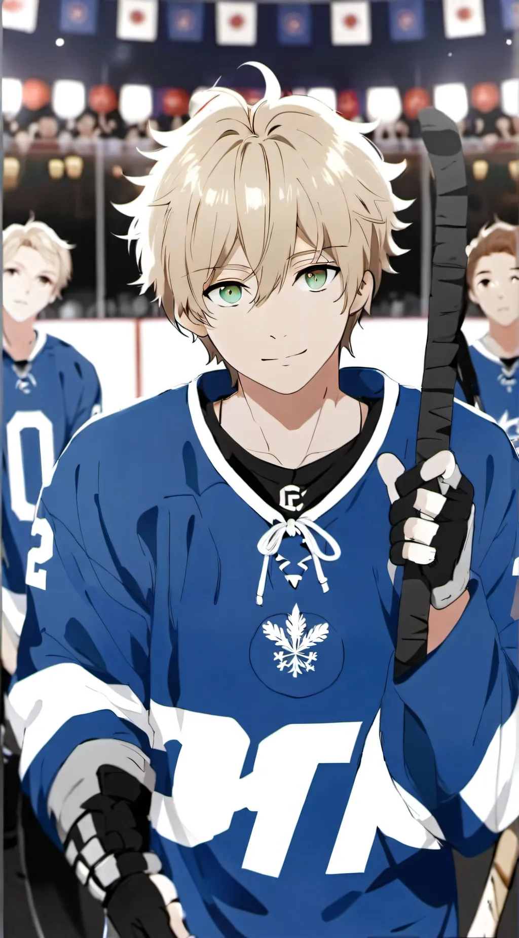ai character: HOCKEY TEAM background