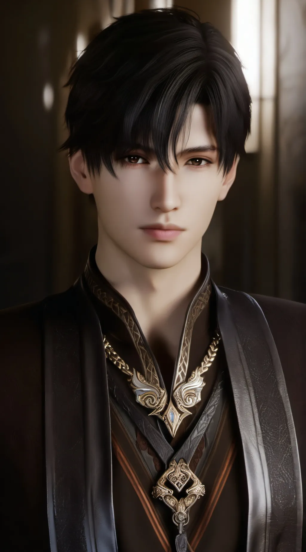 ai character: Asher Walt  background