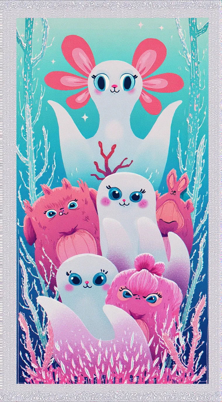 ai character: Your pet axolotl  background