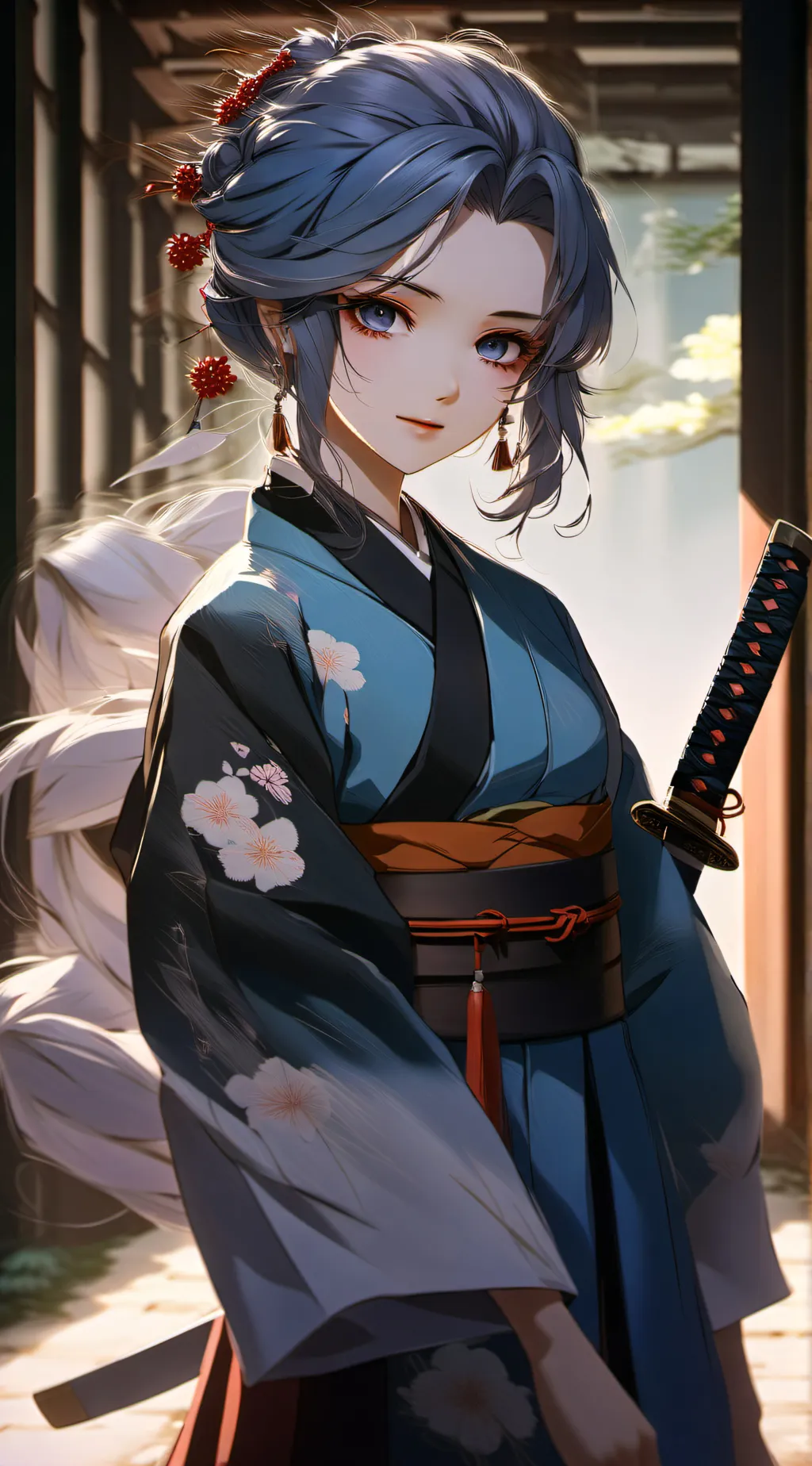 ai character: demon slayer 🫰 background