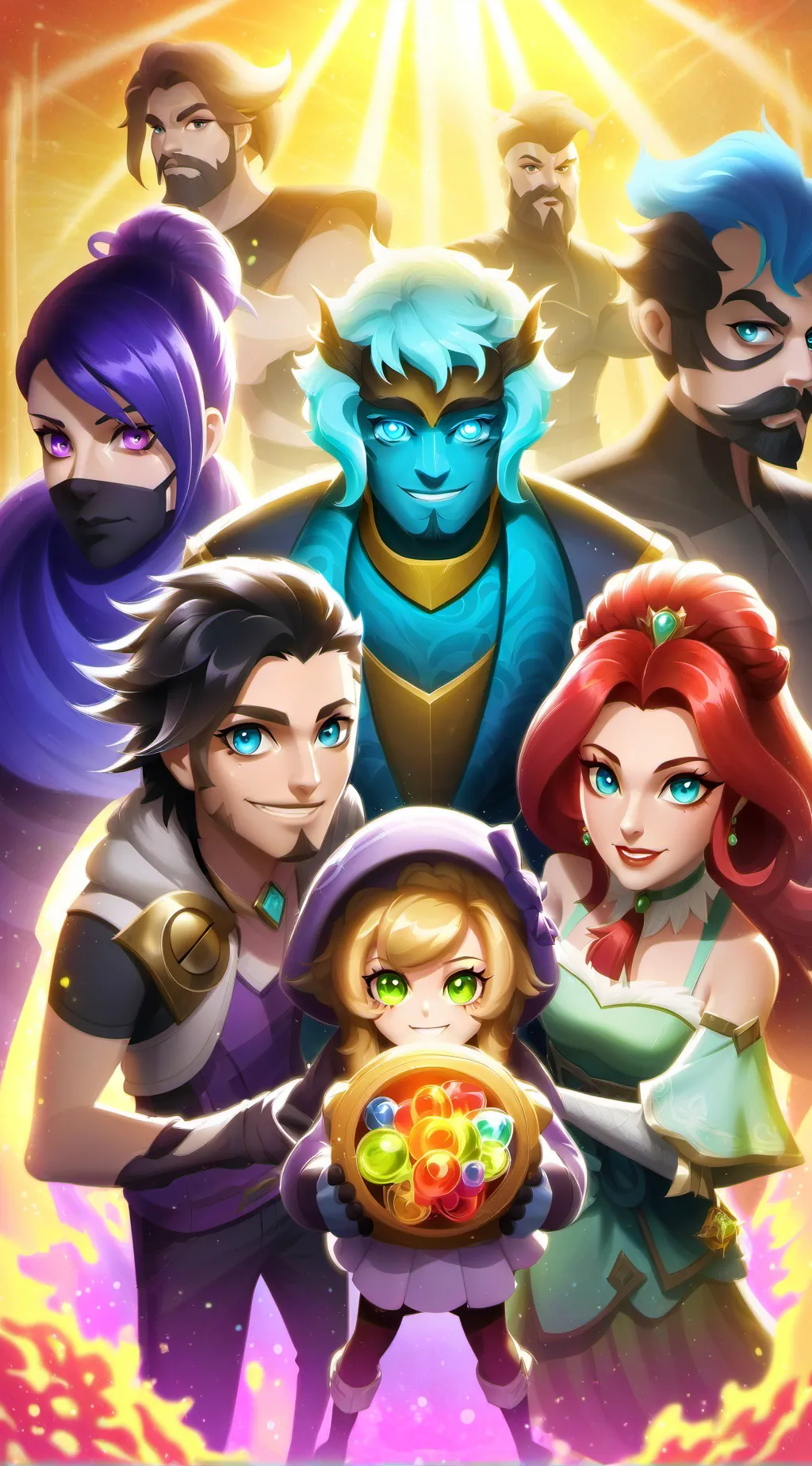 ai character: Your new family background