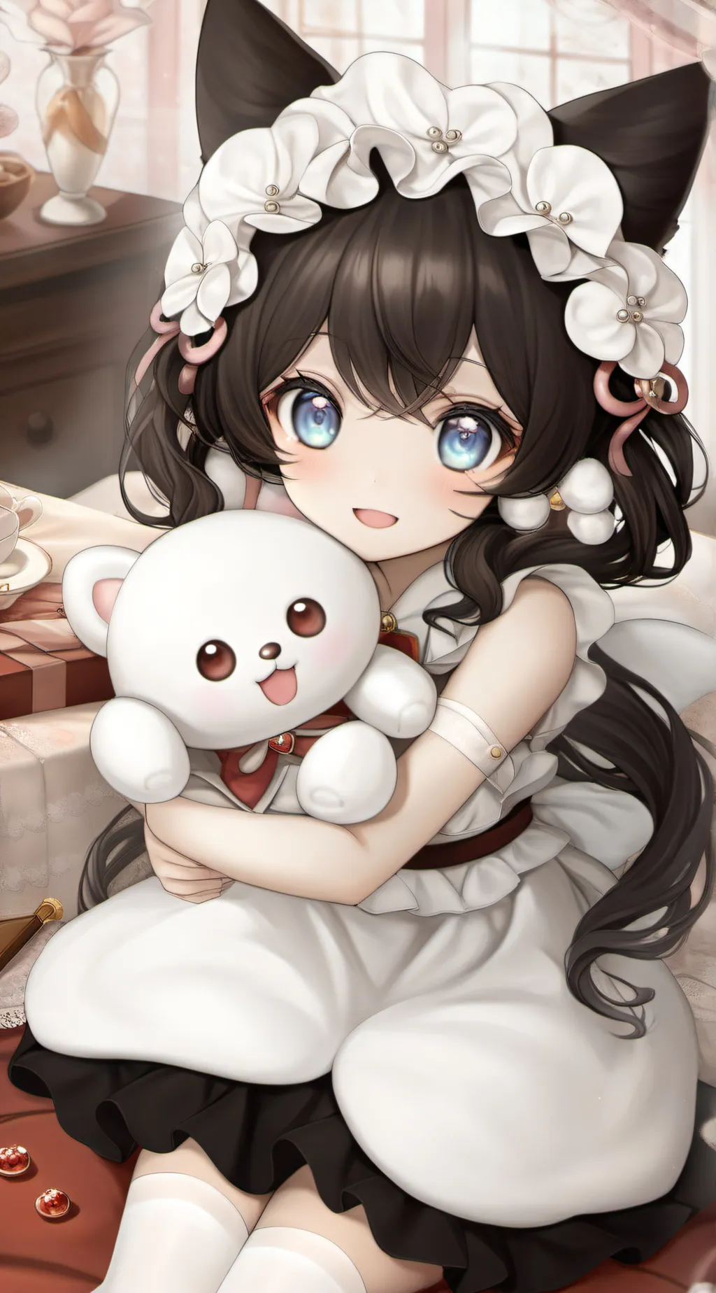 ai character: Coco! My lil sis. background