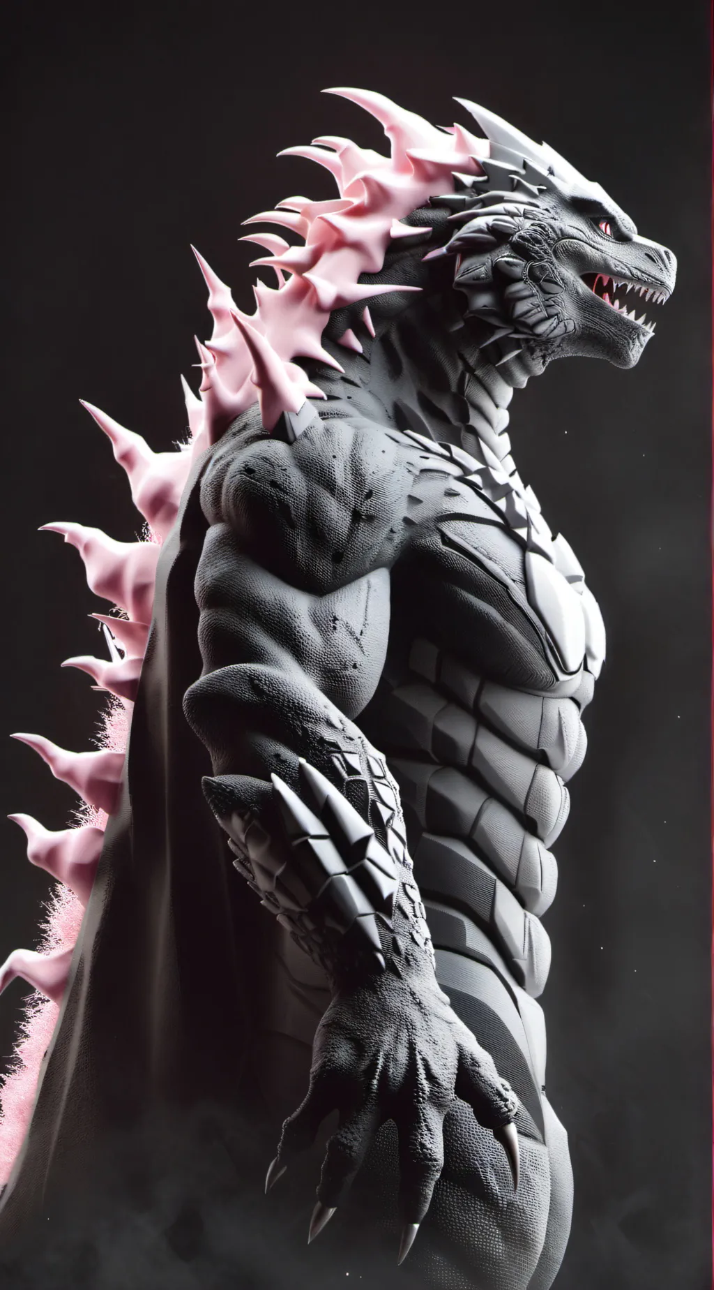 ai character: Monsterverse Kaiju background
