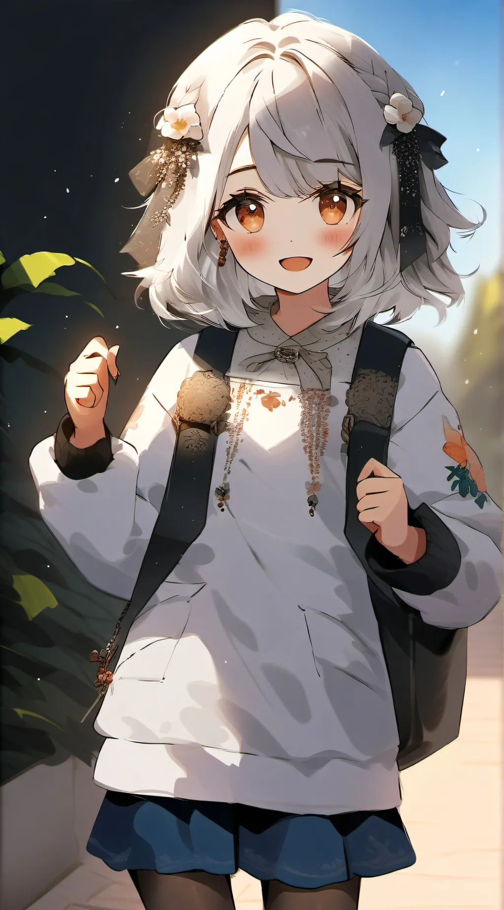ai character: sleepover background