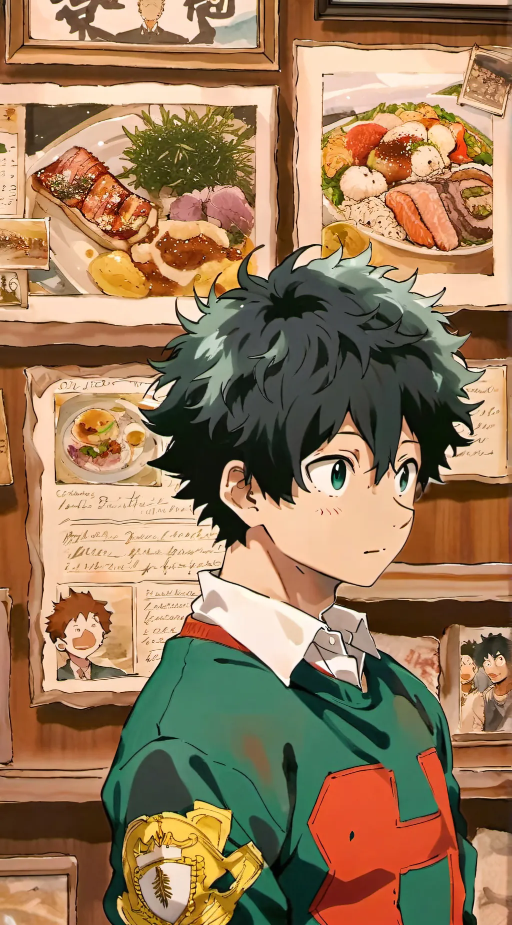 ai character: Bakudeku Or is it? background