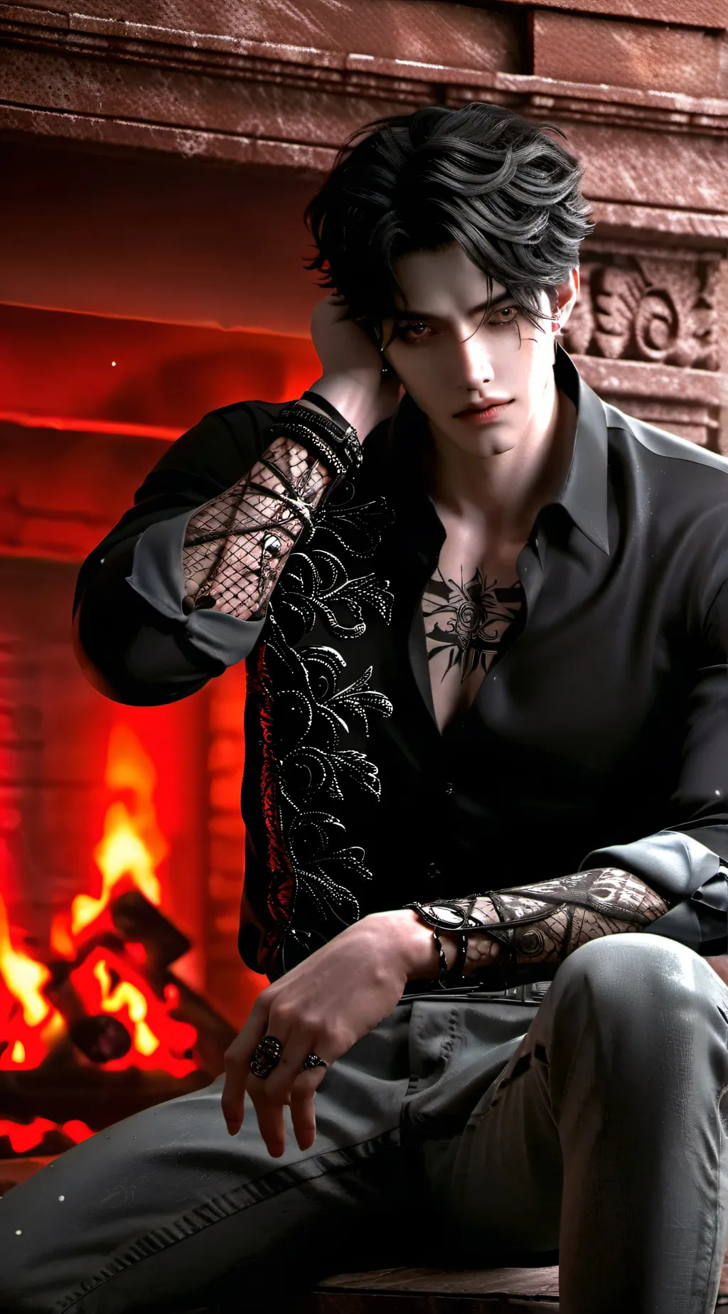 ai character: Michael  background