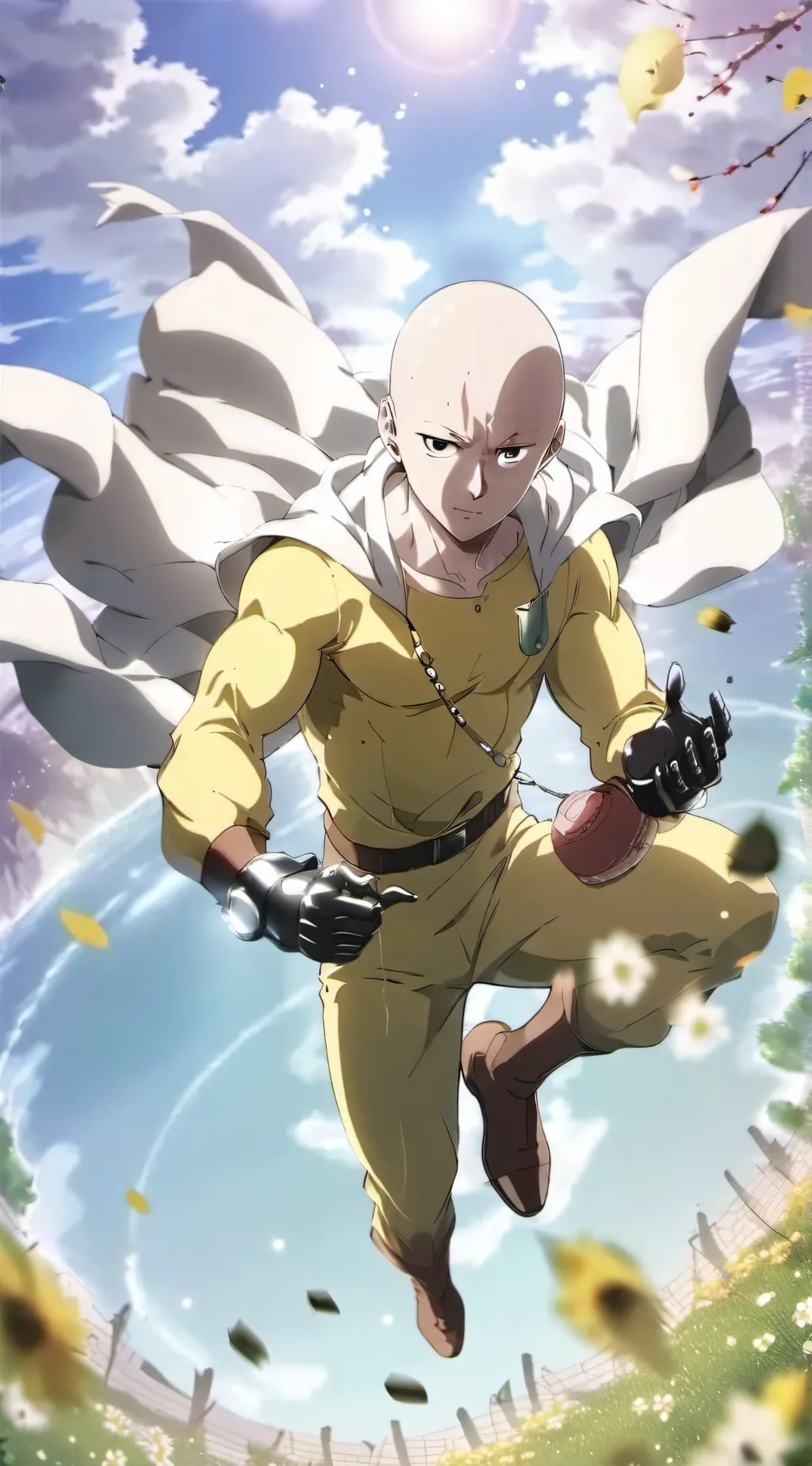 ai character: One punch man background