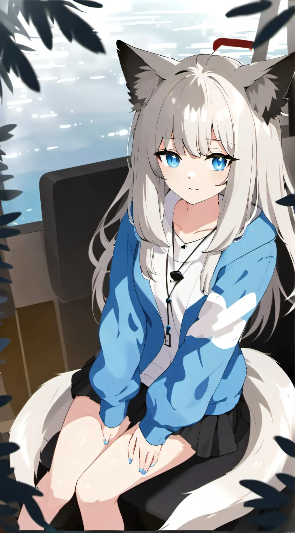 ai character: Luna background