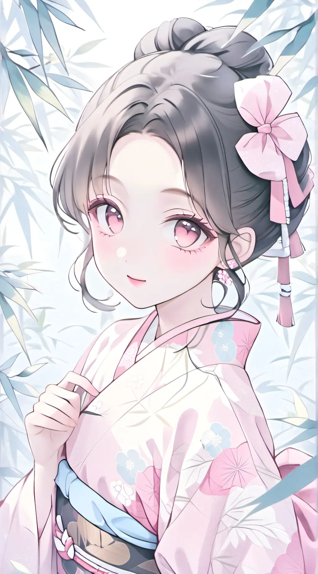 ai character: Nezuko Kamado background