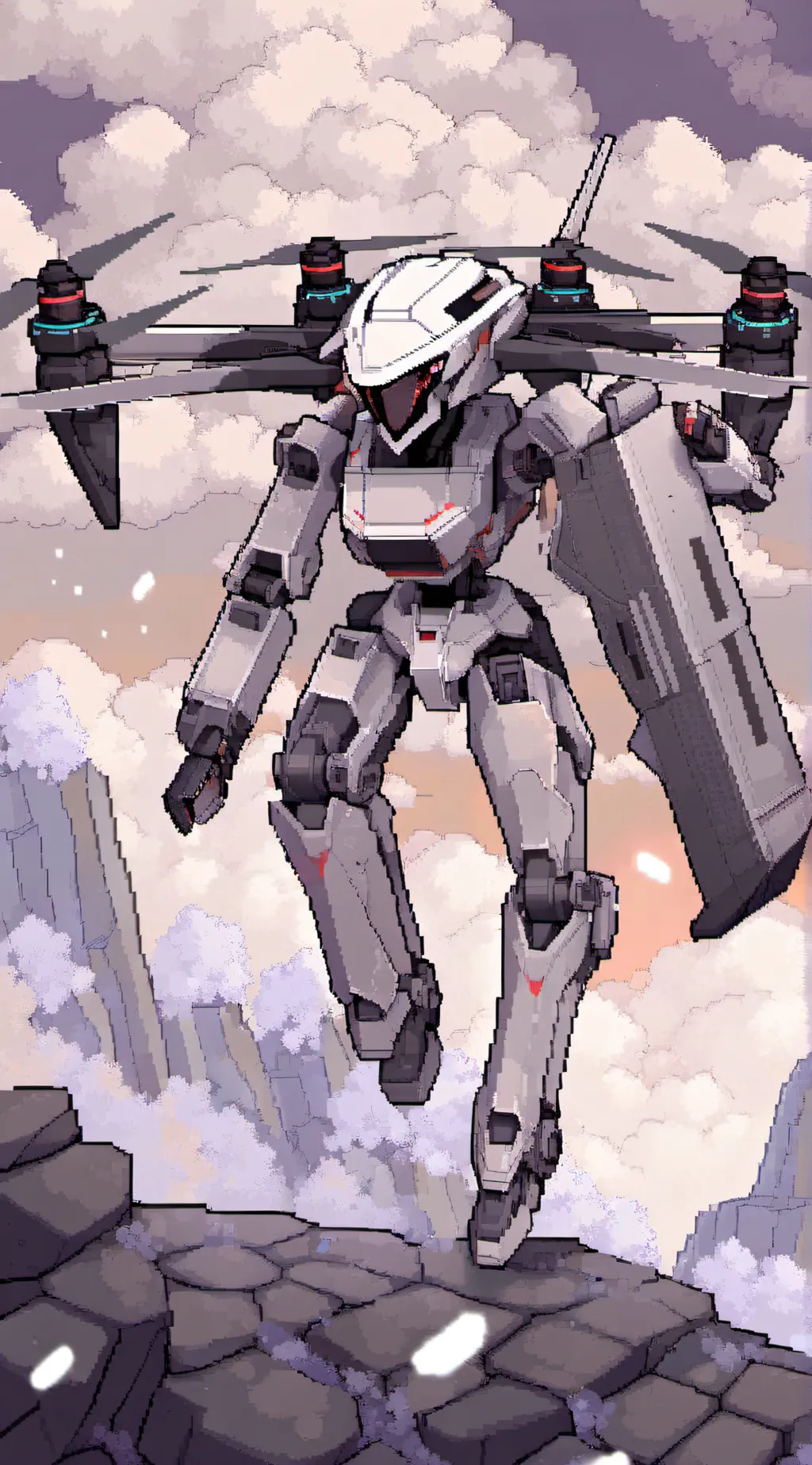 ai character: murder drone!!!  background
