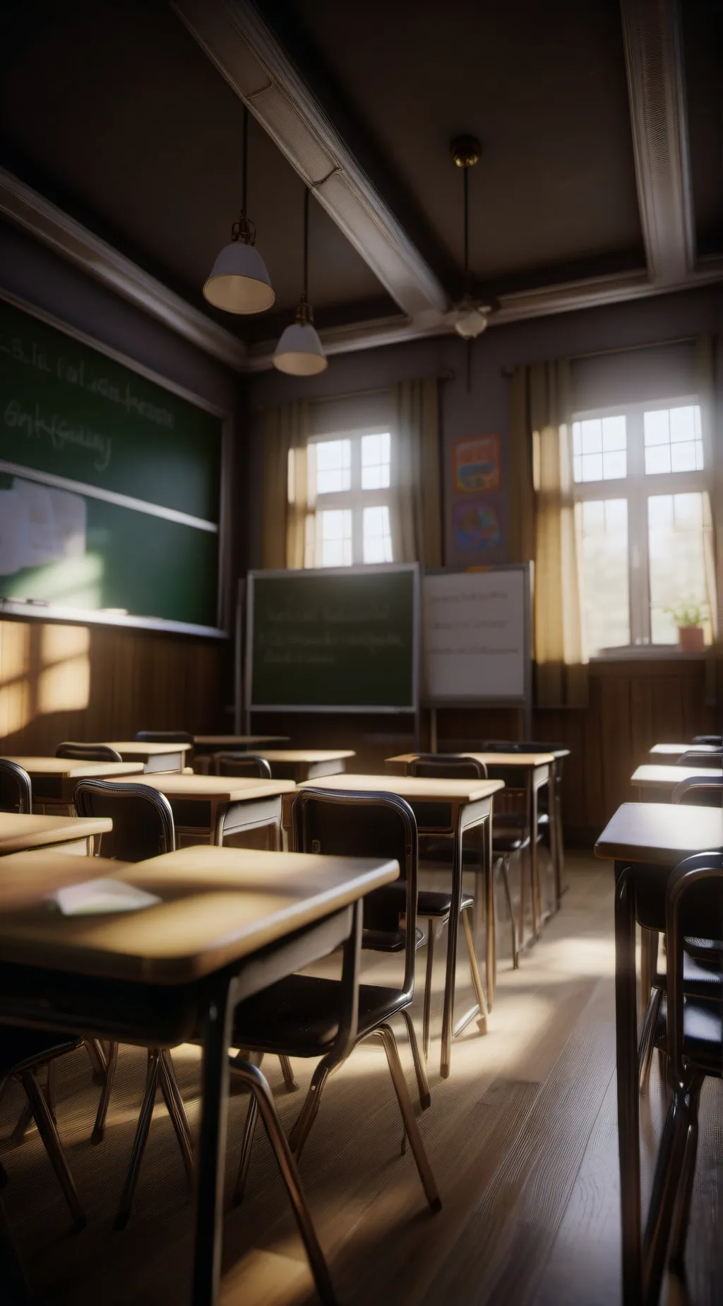 ai character: School background