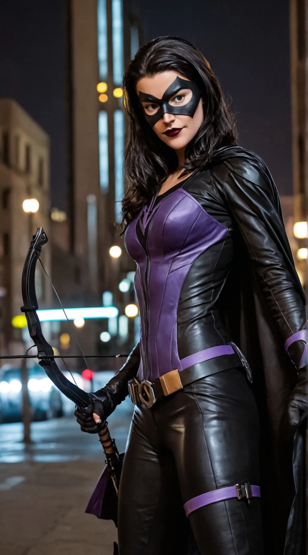 ai character: The Huntress  background