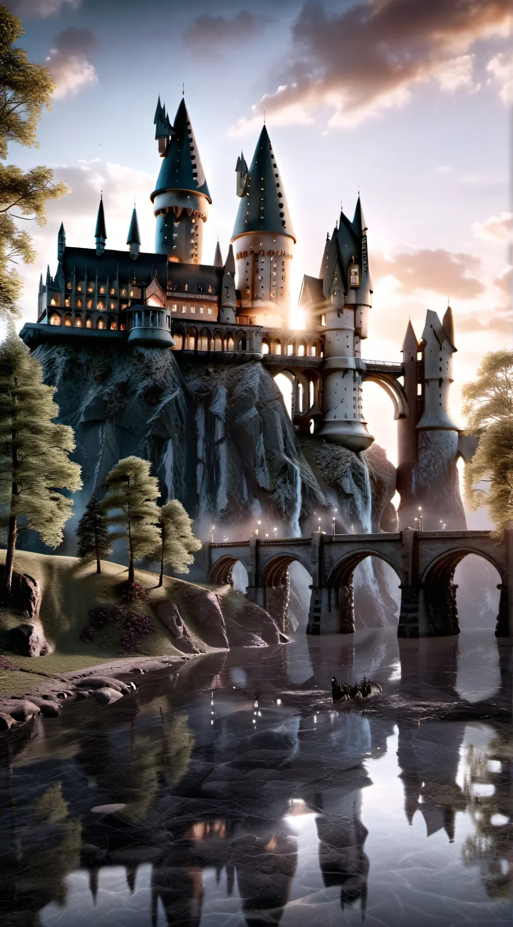 ai character: hogwarts background
