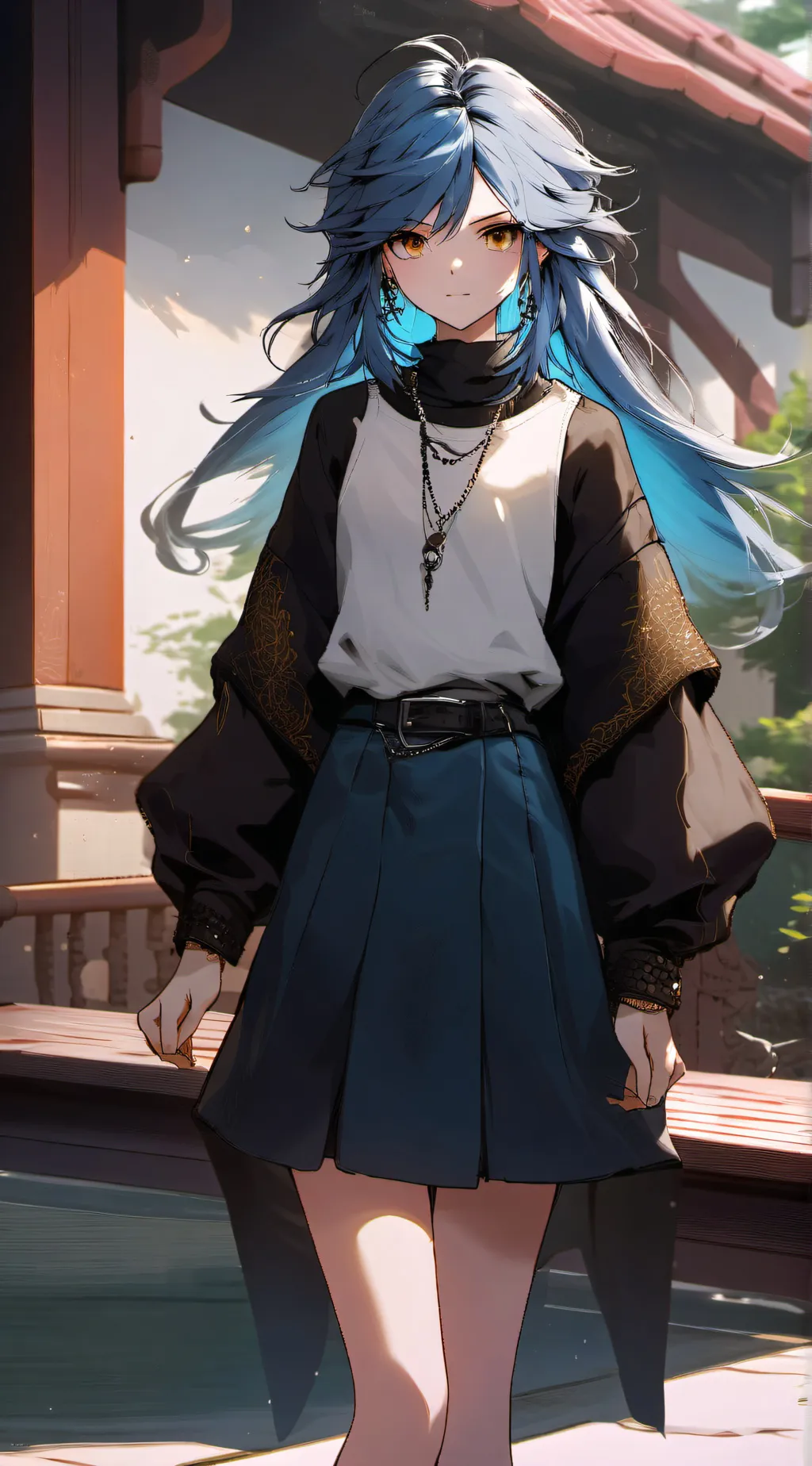 ai character: Lia  background