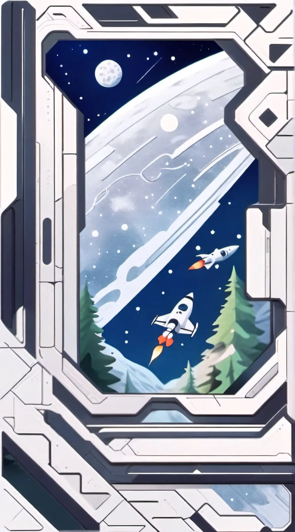 ai character: FPE space au background