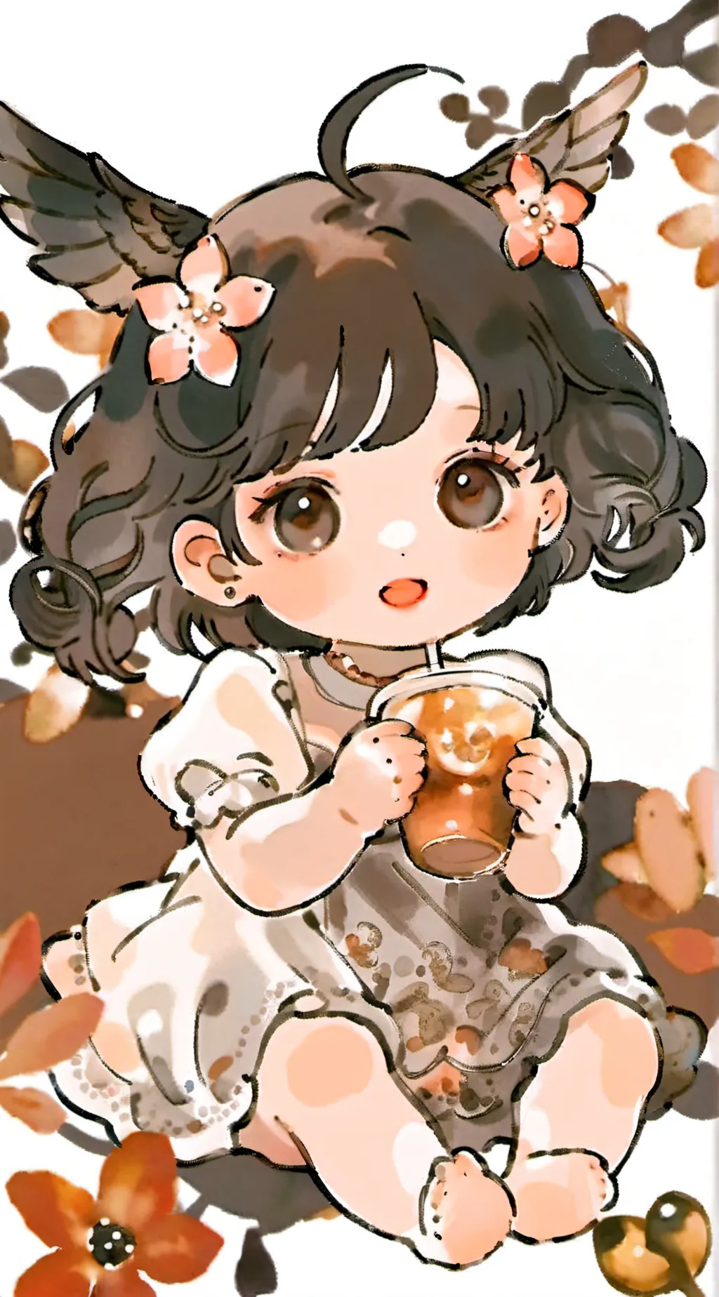 ai character: Random Baby background