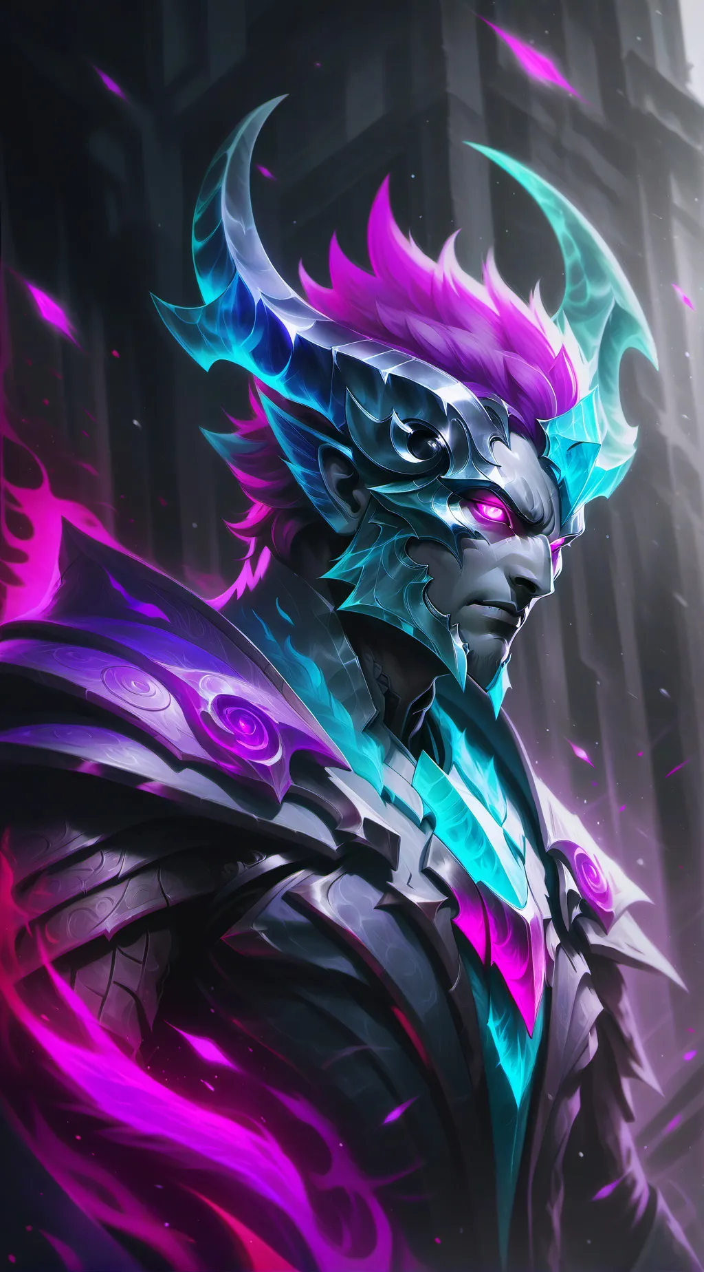 ai character: Dark Hart background